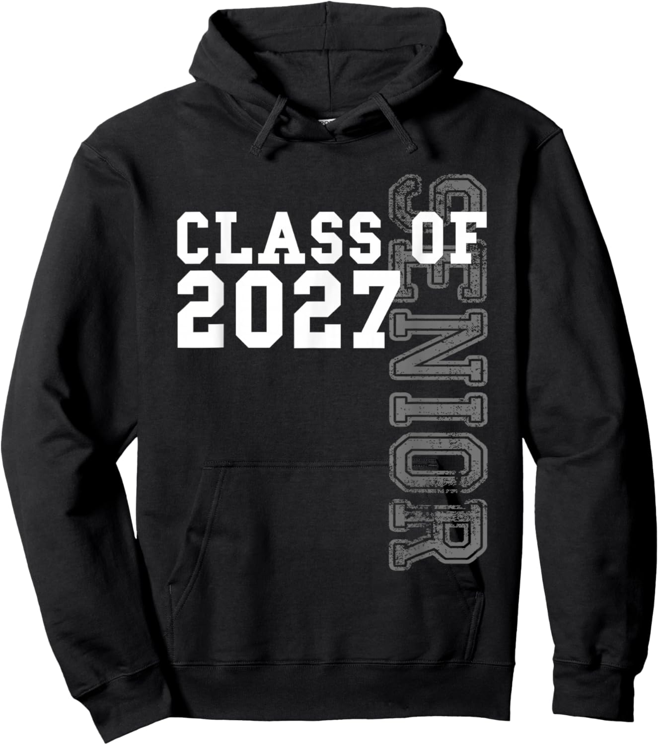 Senior Class of 2027 - Graduation Year High School & College Hoodie - Hoodie | Black