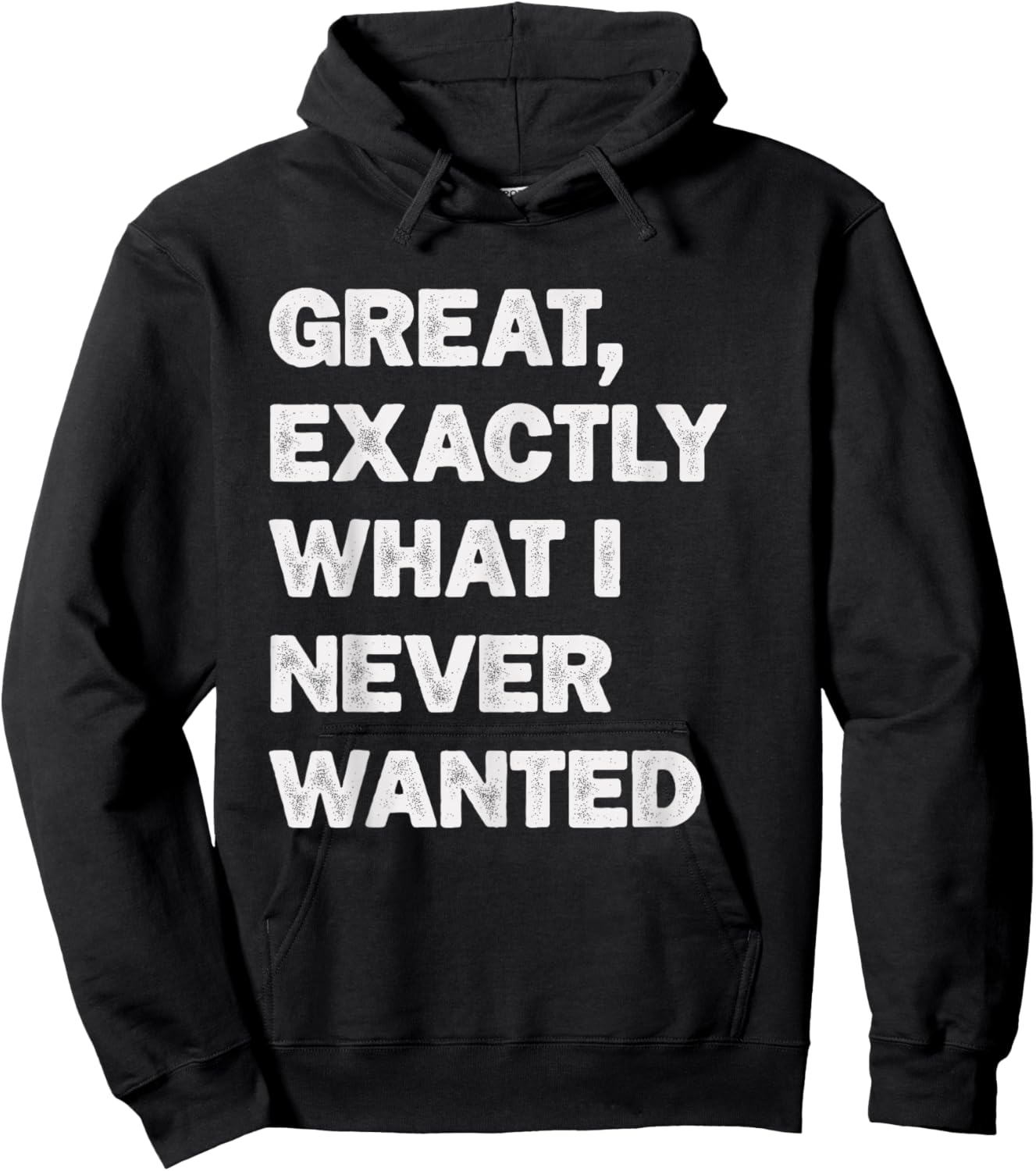 Exactly What I Never Wanted Christmas White Elephant Gifts Hoodie - Hoodie | Black