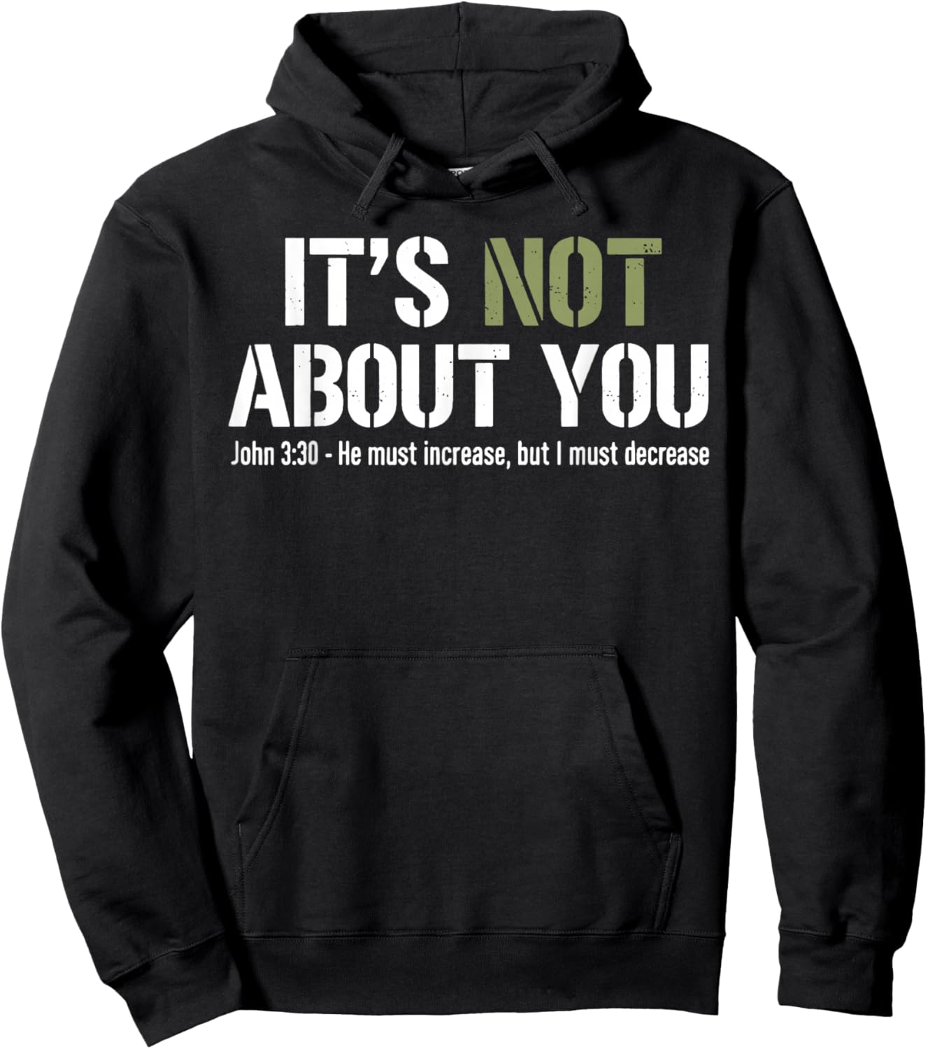 It's Not About You Hoodie - Hoodie | Black