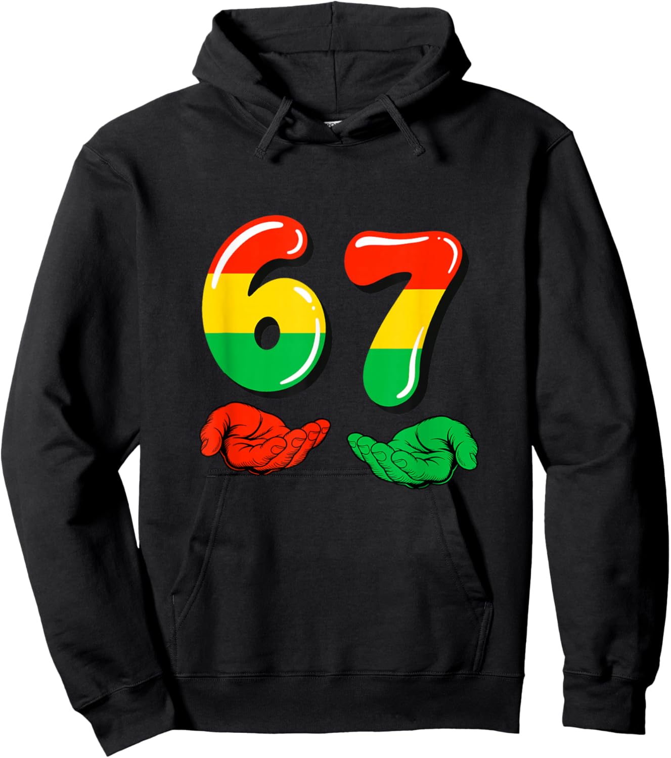 67 Black History Month Funny Six Seven Meme Bruh African Hoodie - Hoodie | Black