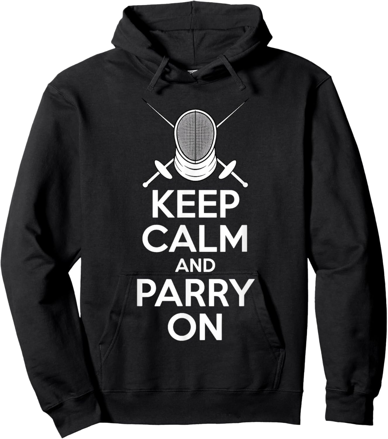 Funny Fencing Novelty Women Boys Girls Fencing Lover Hoodie - Hoodie | Black