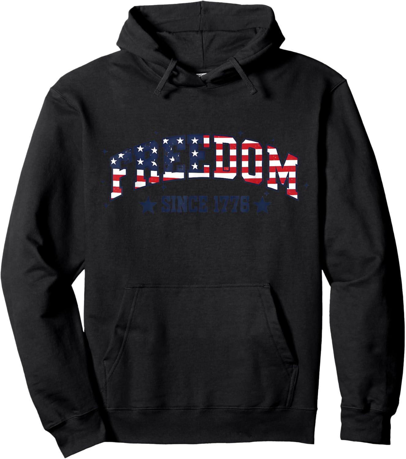 Freedom, Independence Day, 4th of July, USA Hoodie - Hoodie | Black