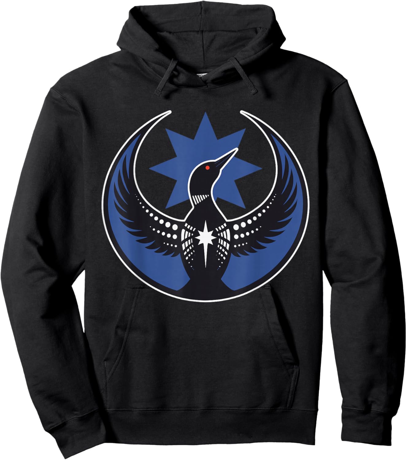 Minnesota Rebel New State Flag Hoodie - Hoodie | Black