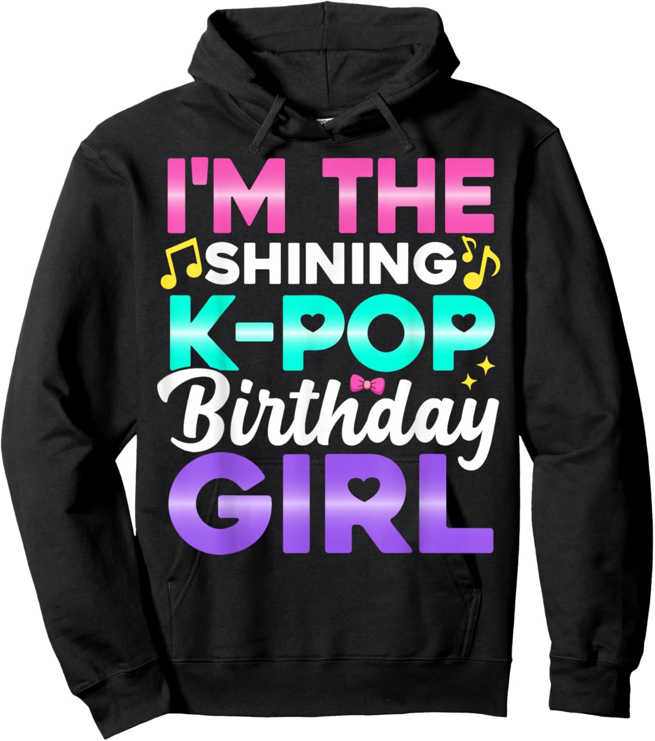 I'm The Birthday Girl Party Outfit Anime K Pop Girl Hoodie - Hoodie | Black
