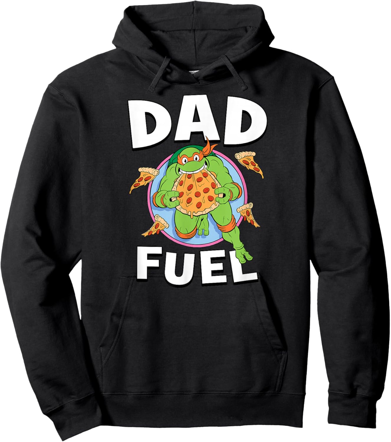 TMNT - Michelangelo - Dad Fuel Hoodie - Hoodie | Black