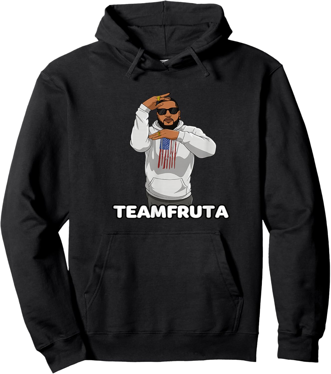 TEAMFRUTA Don't Pull Out That There is PIRANA Hoodie - Hoodie | Black