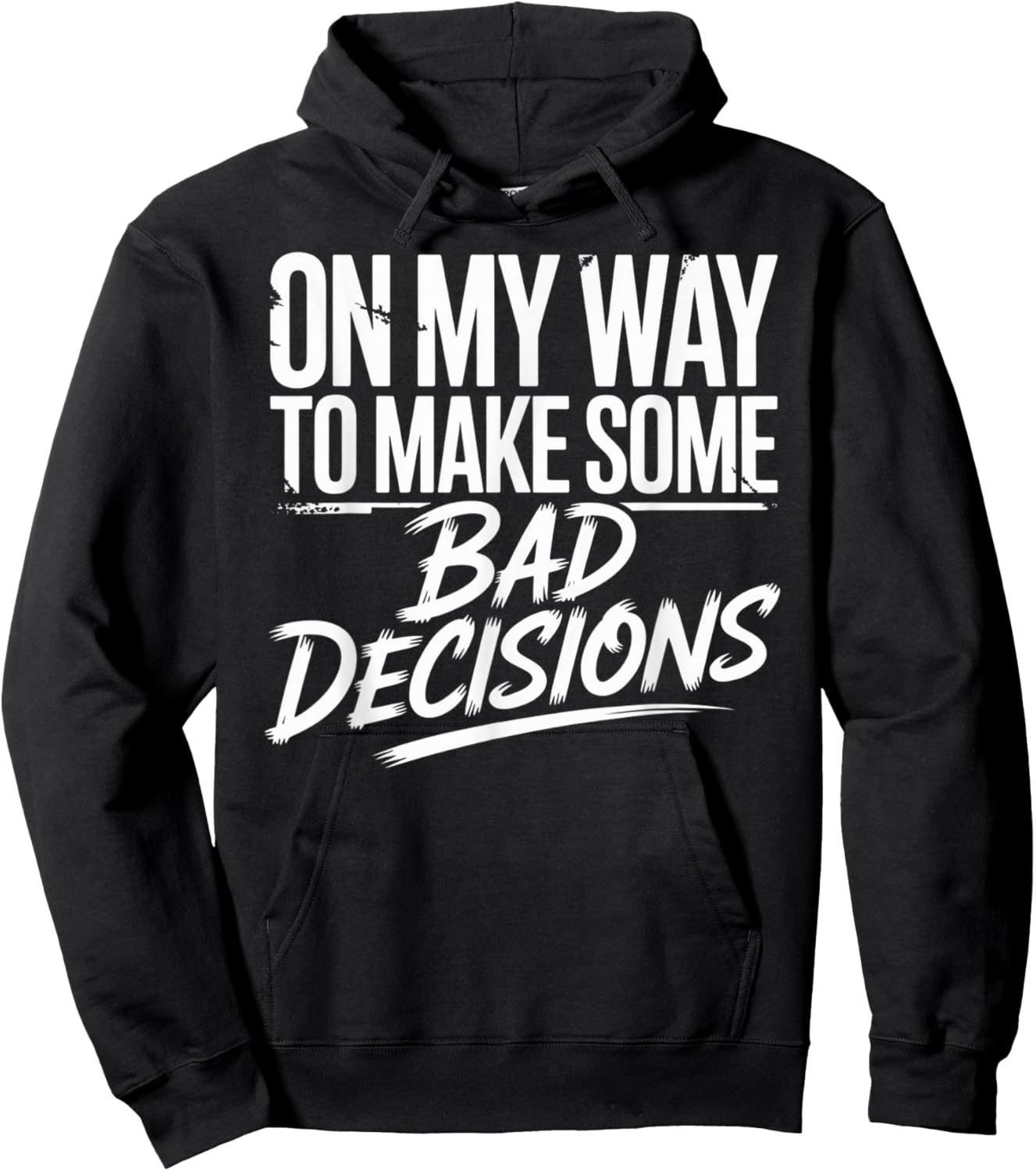 On My Way to Make Some Bad Decisions Skeleton Hoodie - Hoodie | Black
