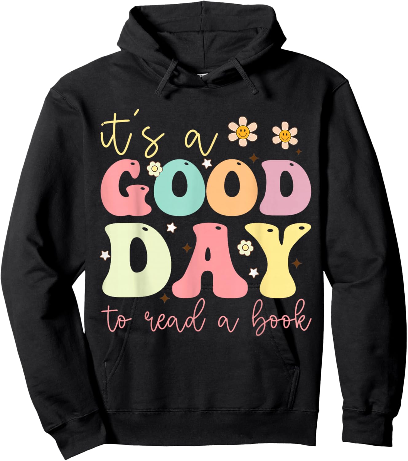 It’s A Good Day to Read A Book Lovers Library Reading Women Hoodie - Hoodie | Black