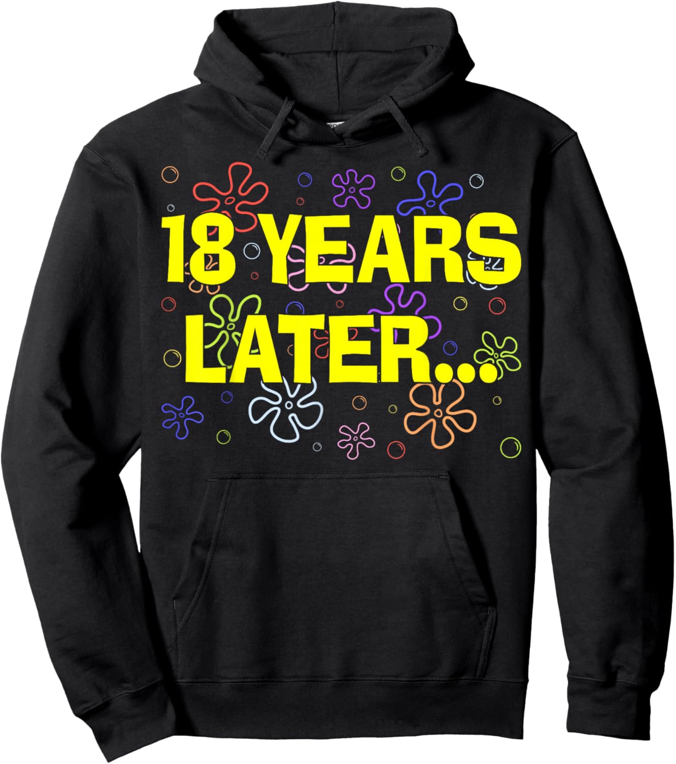 18 Years Later Funny 18th Birthday Celebration Hoodie - Hoodie | Black