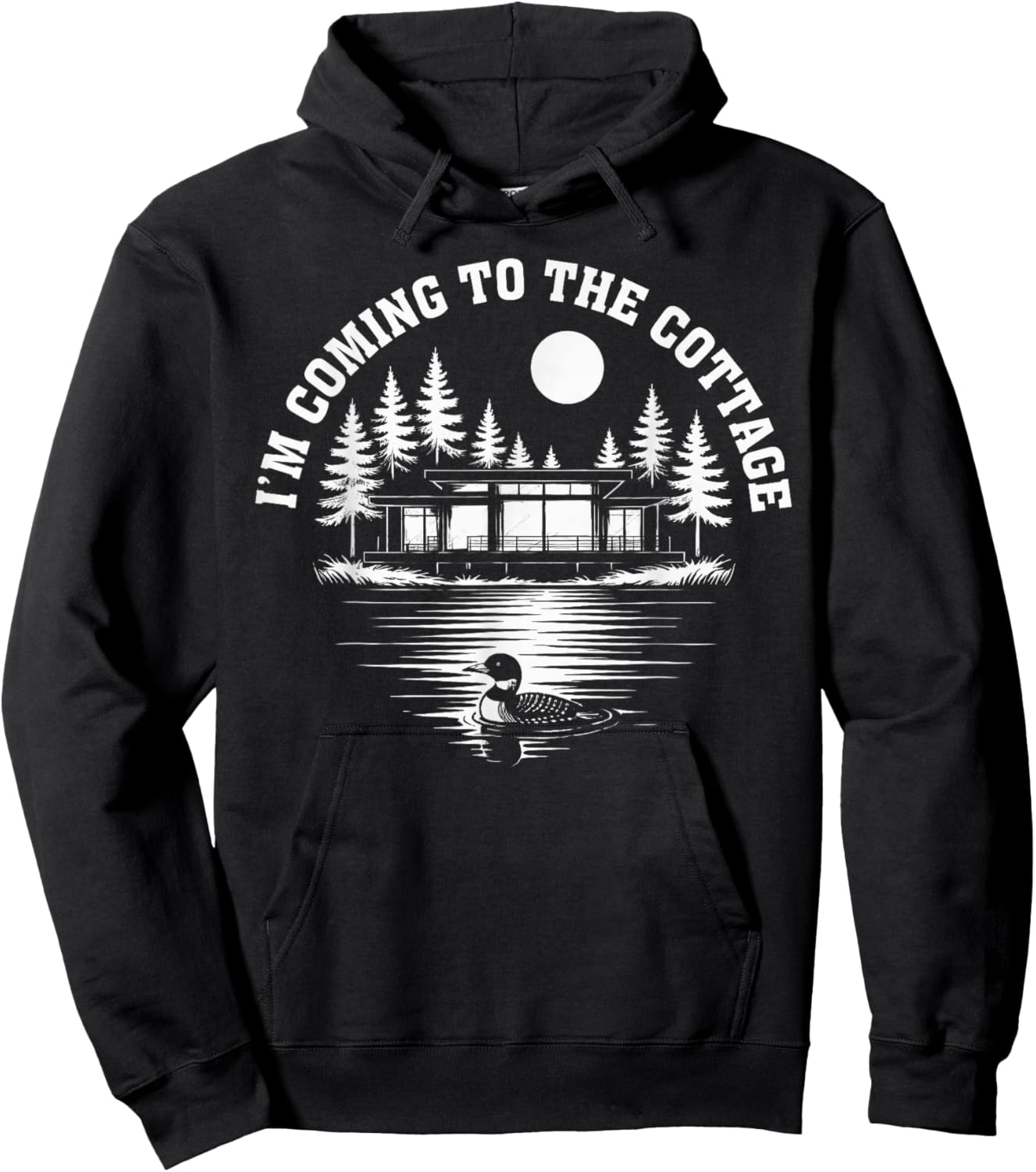 I'm Coming to The Cottage Gay Pride LGBT Hoodie - Hoodie | Black