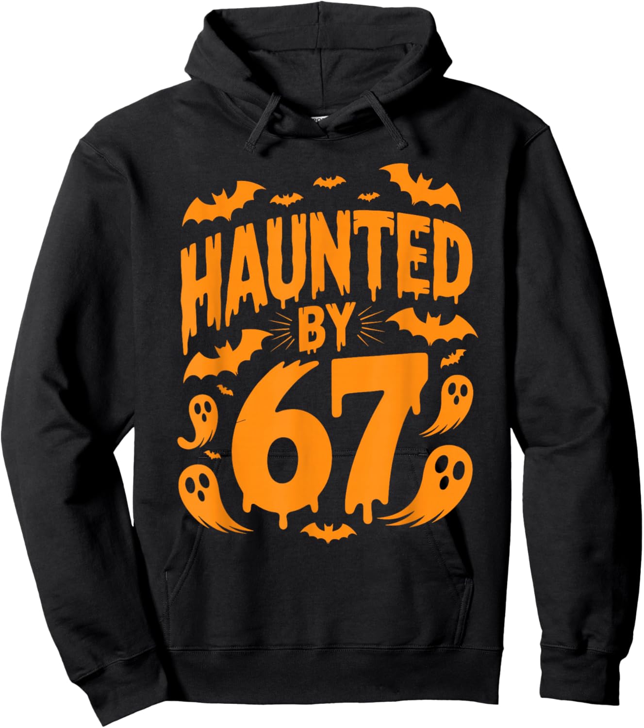 Haunted by 67 Halloween Six Seven Hoodie - Hoodie | Black
