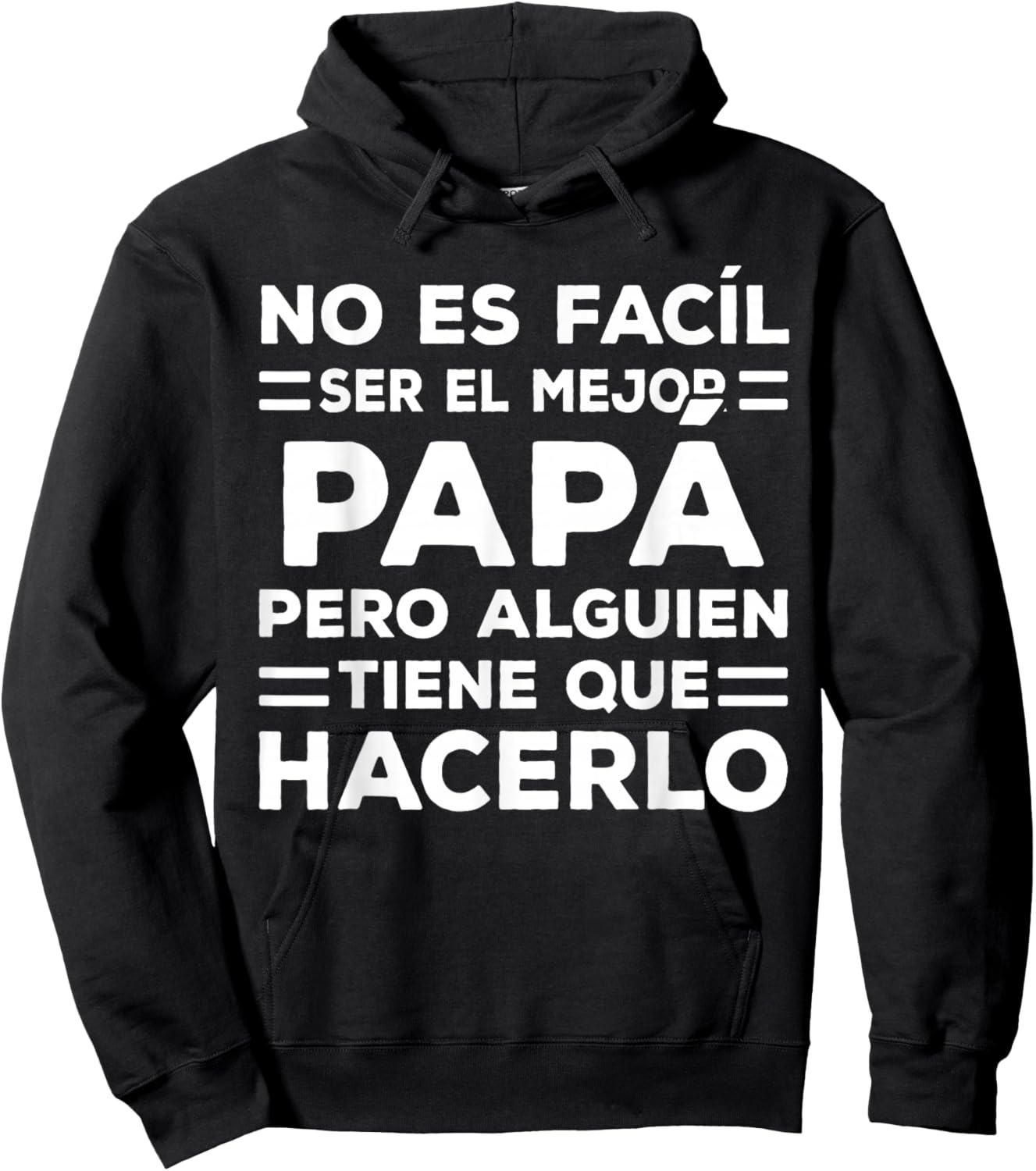 Fathers Day Spanish Dad Dia Del Padre Regalos para Papa Hoodie - Hoodie | Black