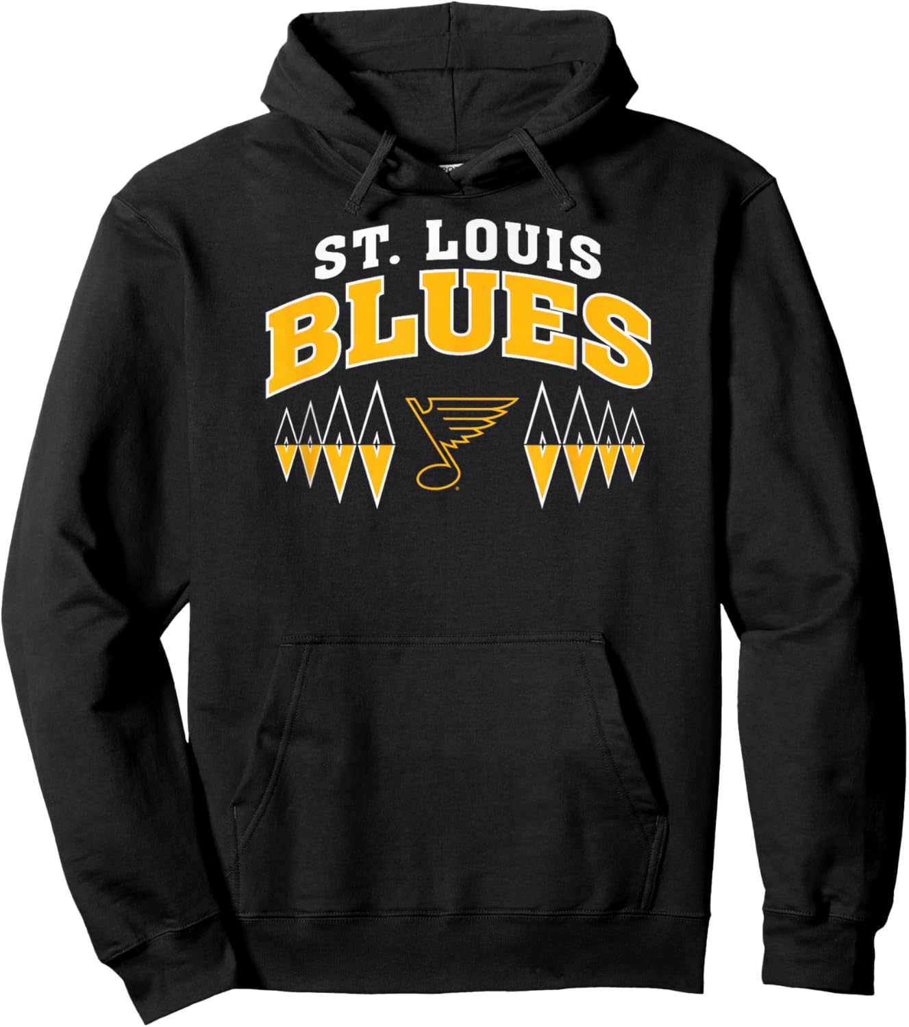 St. Louis Blues Split Royal Officially Licensed Hoodie - Hoodie | Black