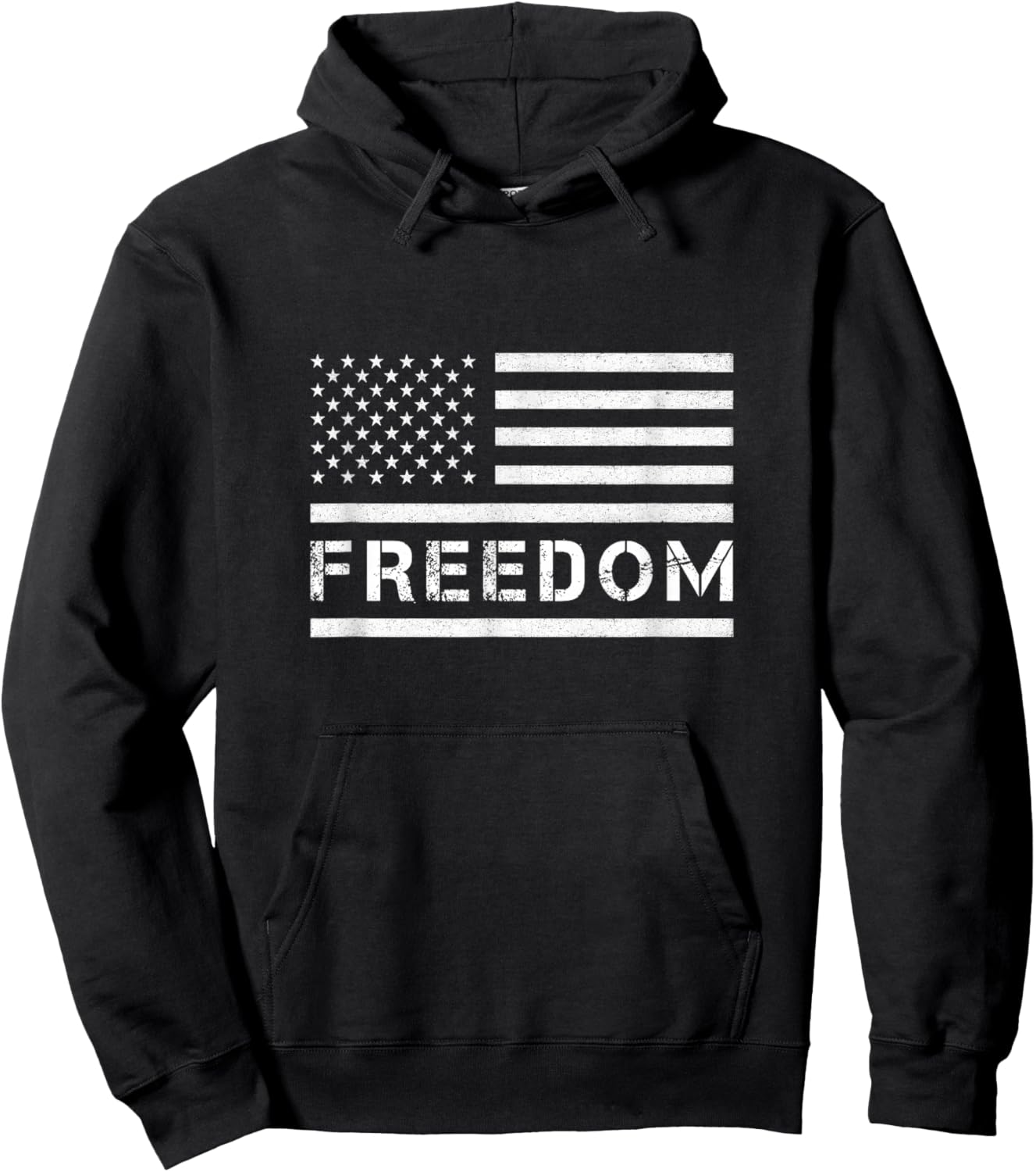Freedom Shirt American Flag Graphic Patriotic Freedom Hoodie - Hoodie | Black