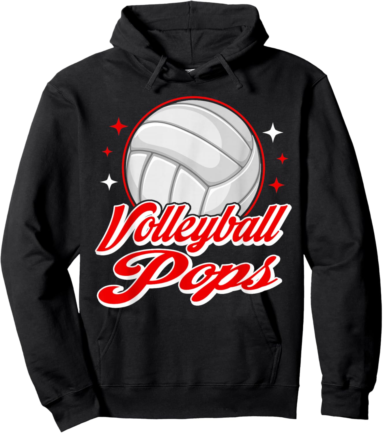 Volleyball Pops Sport Volleyball Player Hoodie - Hoodie | Black