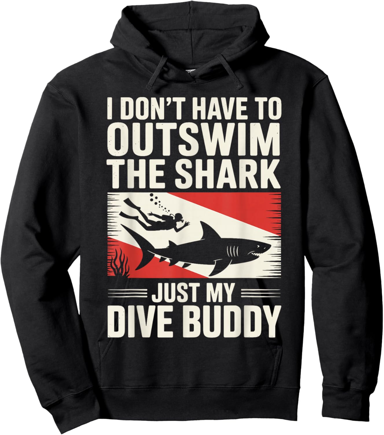Funny Scuba Diving Art Women Scuba Dive Scuba Diver Hoodie - Hoodie | Black