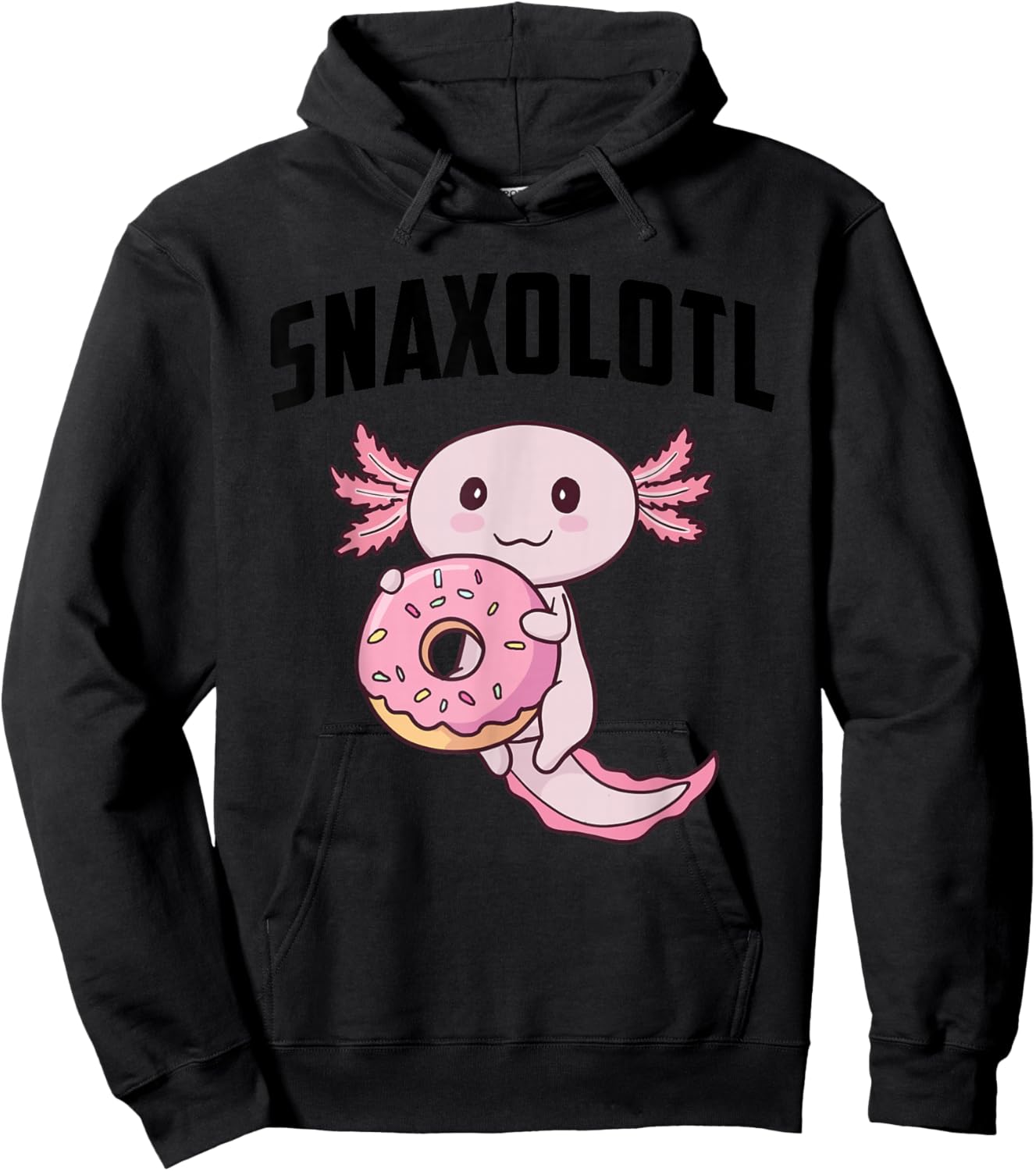 Axolotl Snaxolotl Hoodie - Hoodie | Black