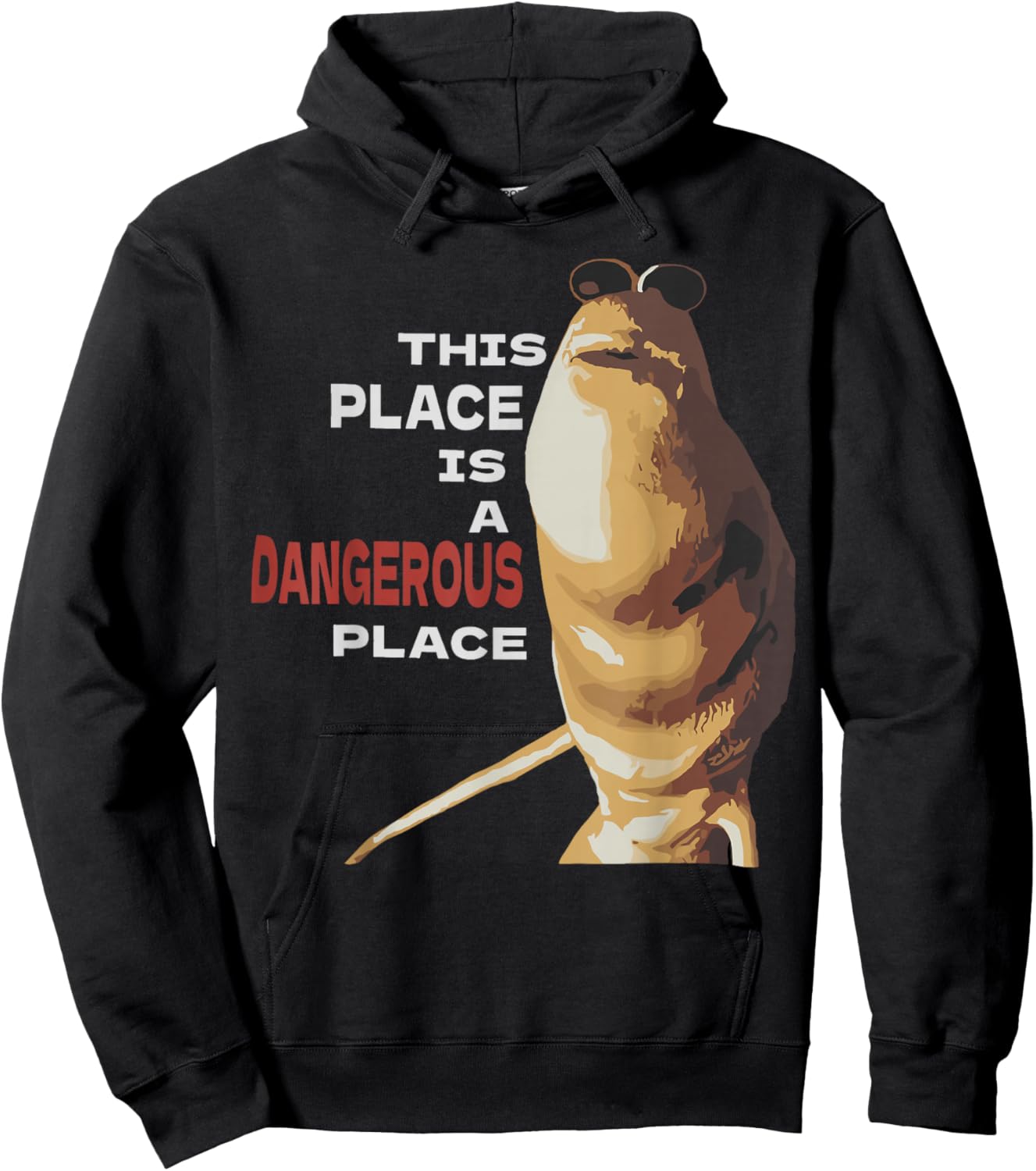 Marcus The Worm Cartoon Character Graphic Art Hoodie - Hoodie | Black