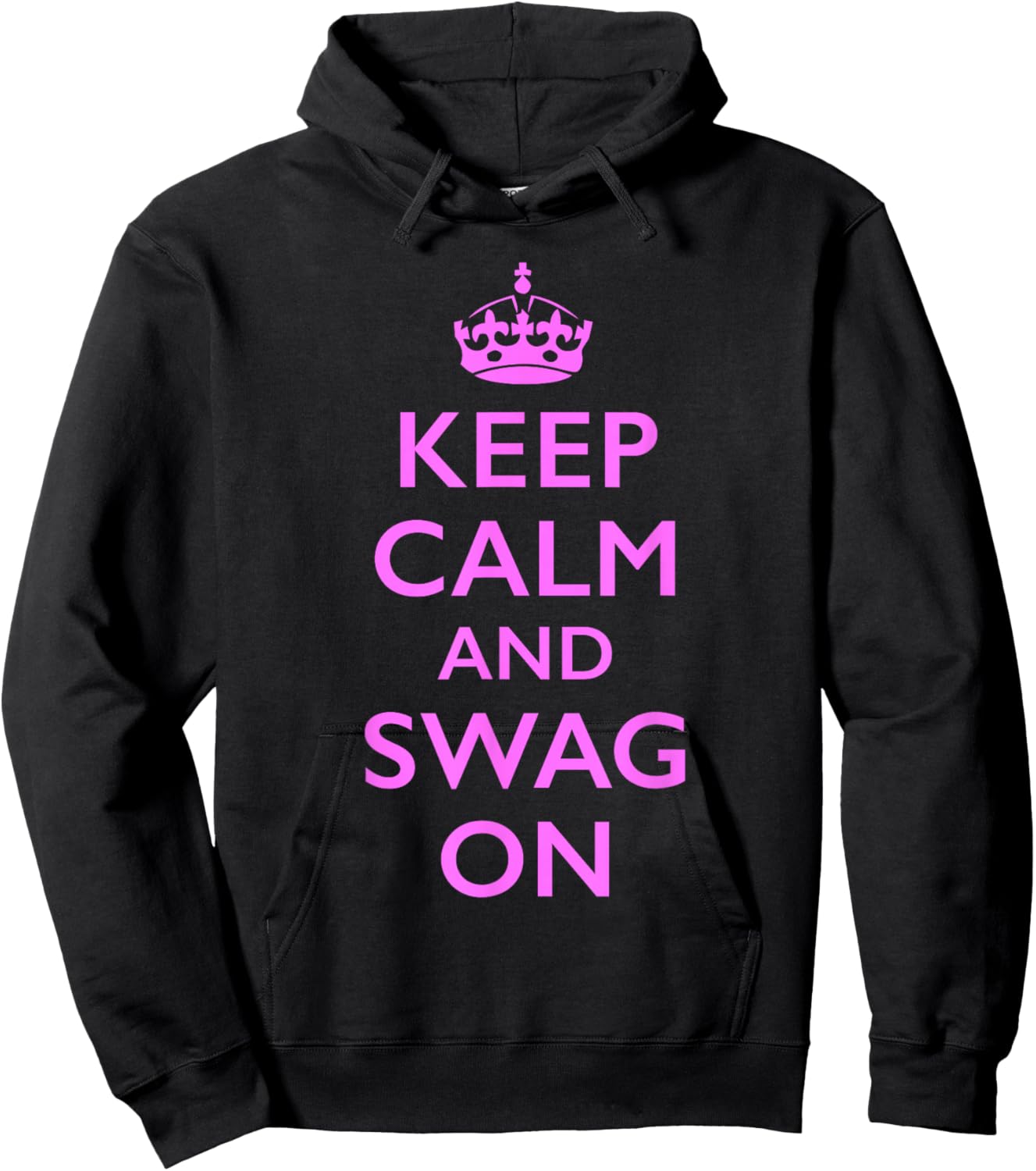Keep Calm and Swag On Hoodie - Hoodie | Black
