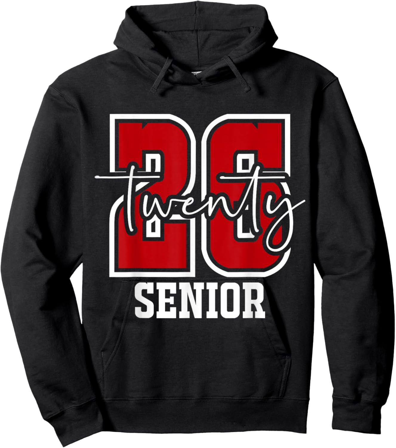 Class of 2026 Senior Graduation from High School College Hoodie - Hoodie | Black