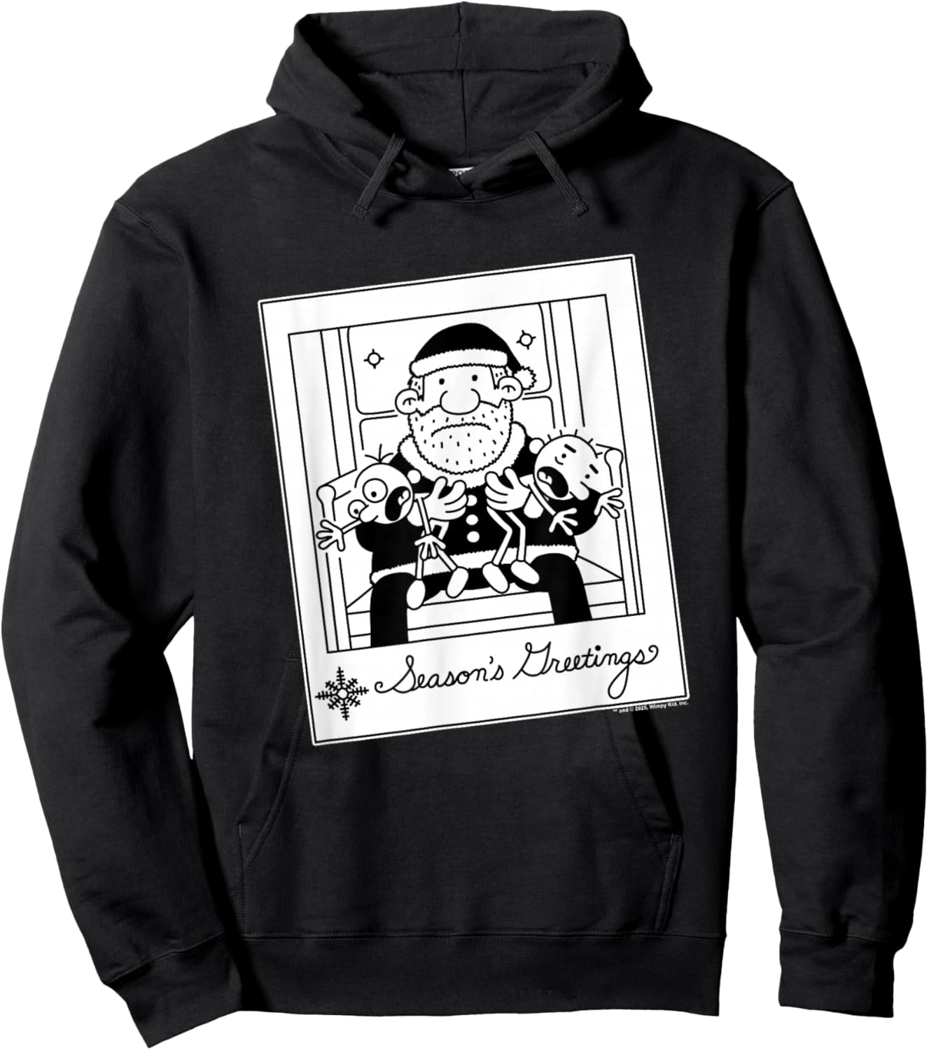 Diary of a Wimpy Kid Santa Greeting's Photo Hoodie - Hoodie | Black