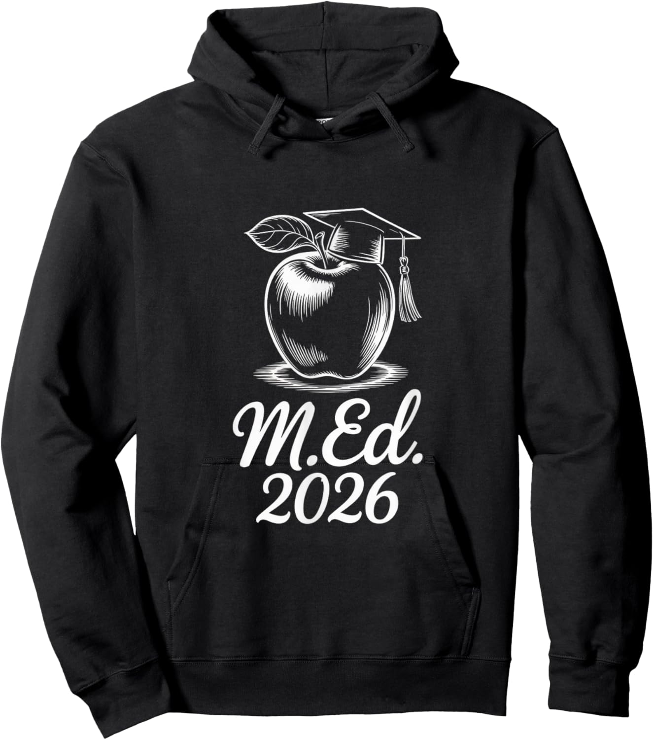Masters in Education Class of 2026 Graduation Teacher Hoodie - Hoodie | Black