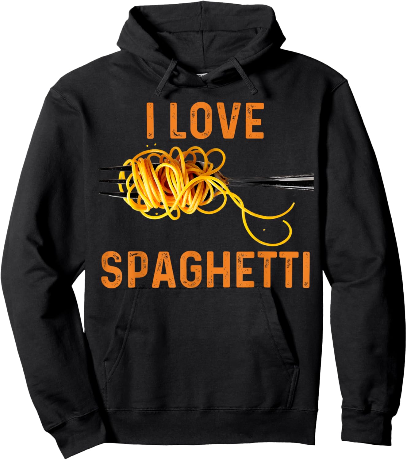 Spaghetti Art Women Pasta Lover Meatballs Spaghetti Hoodie - Hoodie | Black