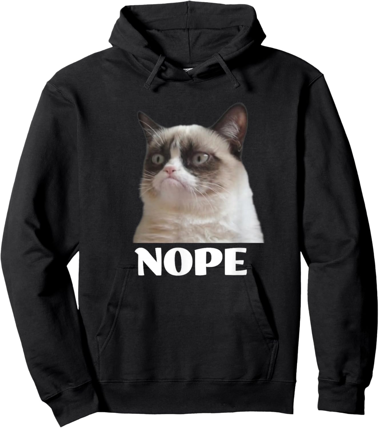 Cat Nope Hoodie - Hoodie | Black