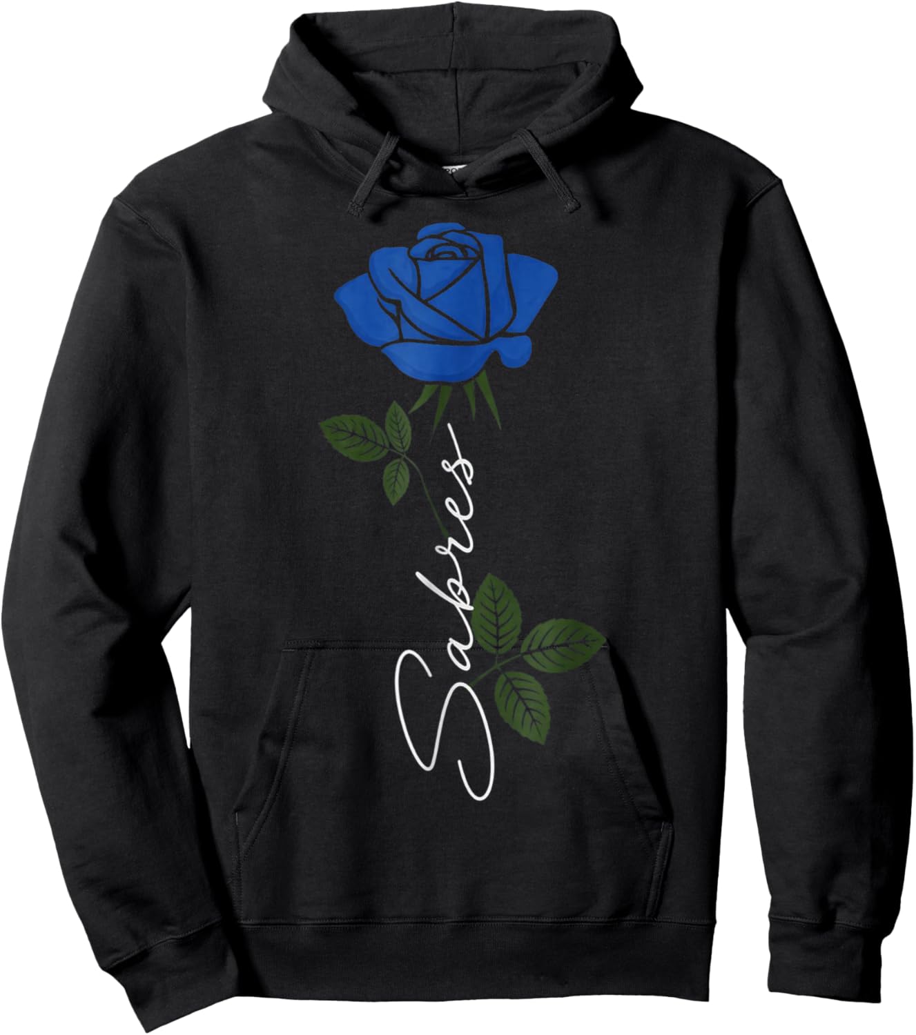 Sabres Name Retro Vintage Gift Women Boy Girl Hoodie - Hoodie | Black