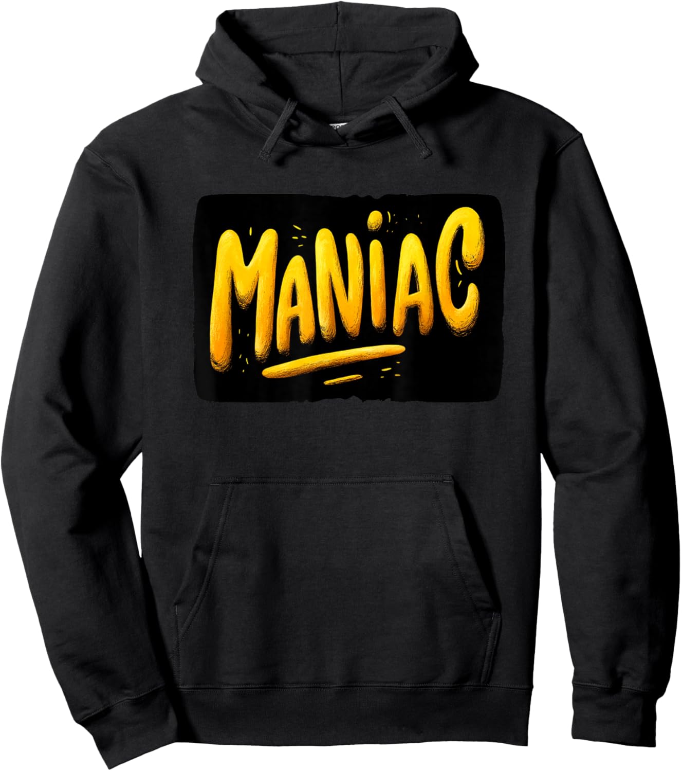 Awesome Maniac Graphic Costume Hoodie - Hoodie | Black