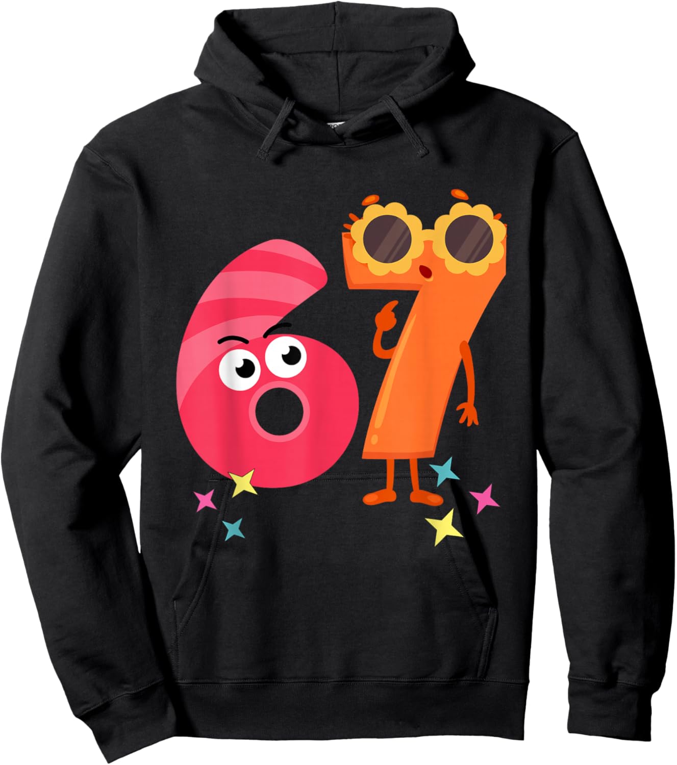 6 7 for Teacher (six Seven) Hoodie - Hoodie | Black