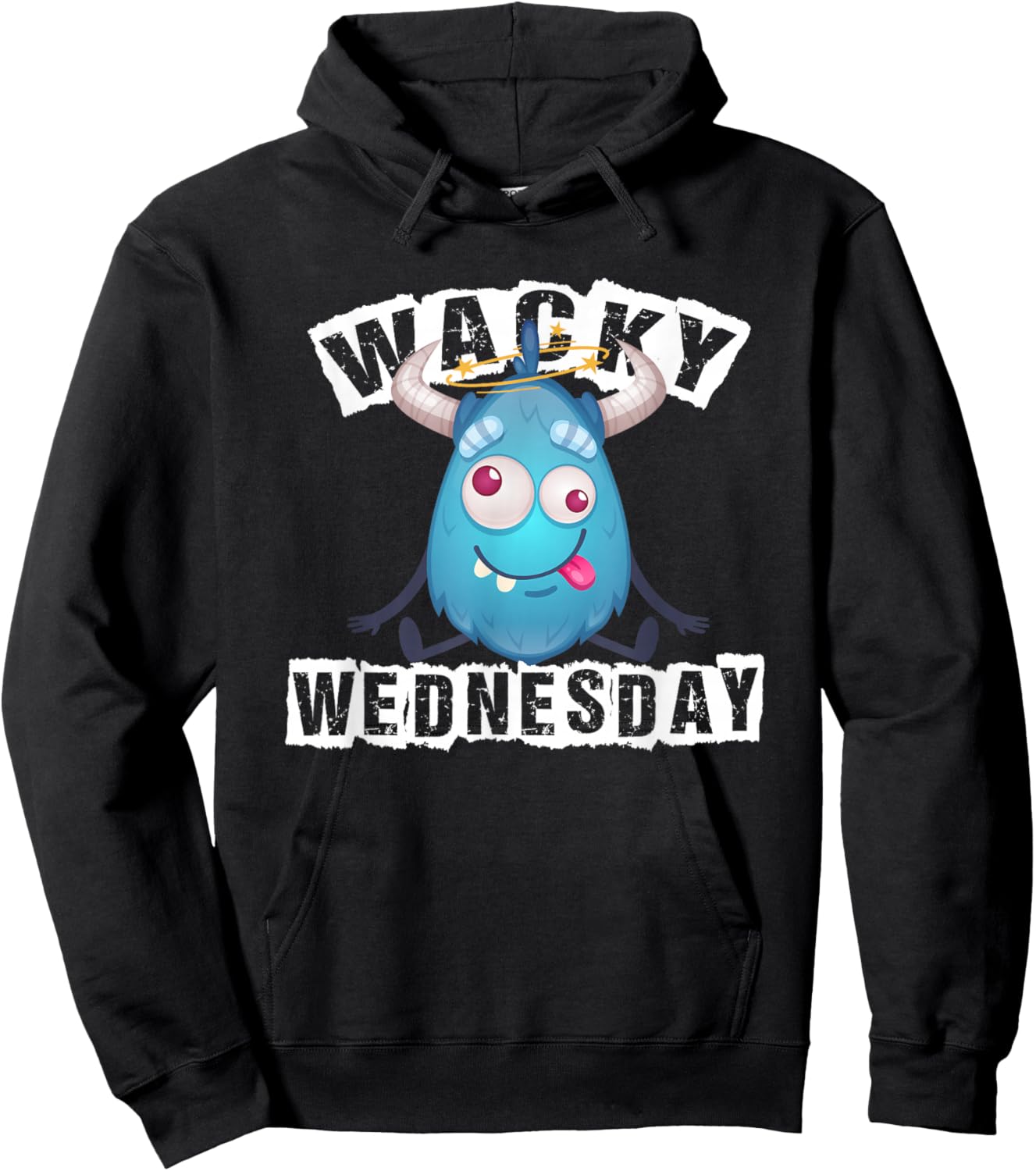 Wacky Wednesday Kids and Teachers | Mismatch Day Spirit Week Hoodie - Hoodie | Black