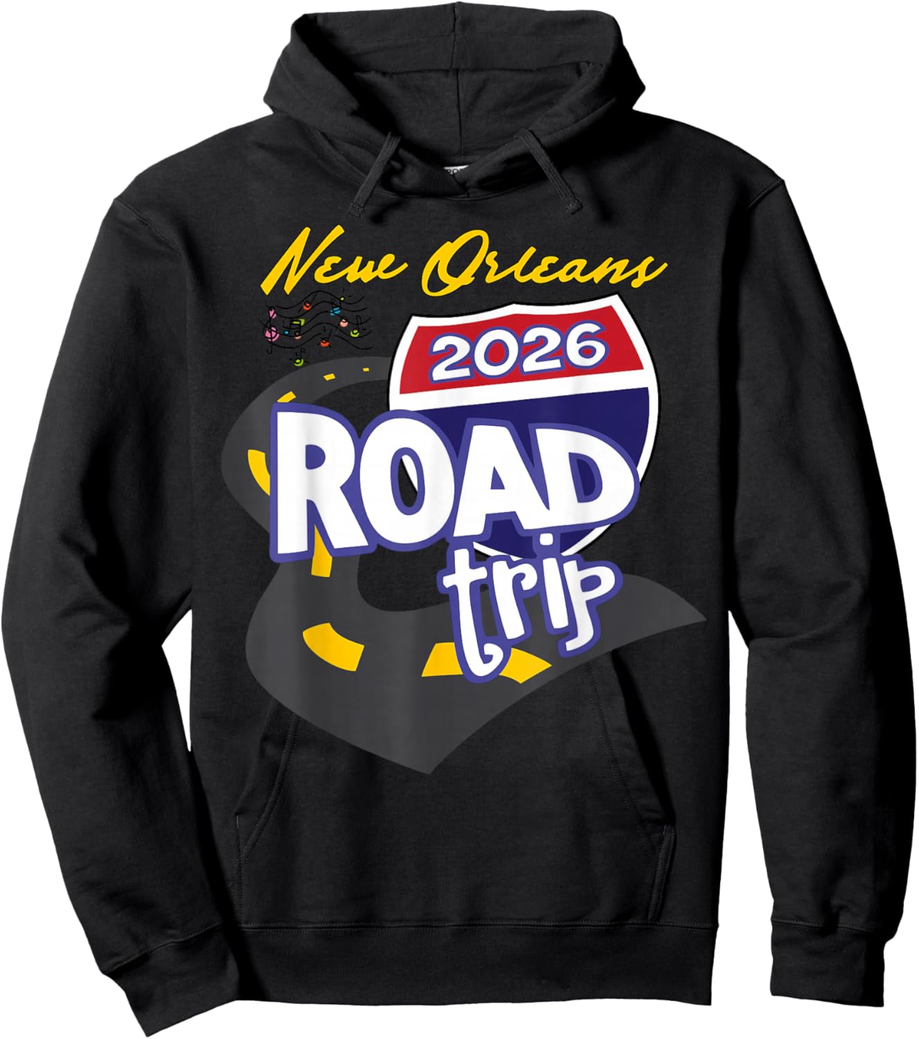 2026 New Orleans Road Trip Hoodie - Hoodie | Black