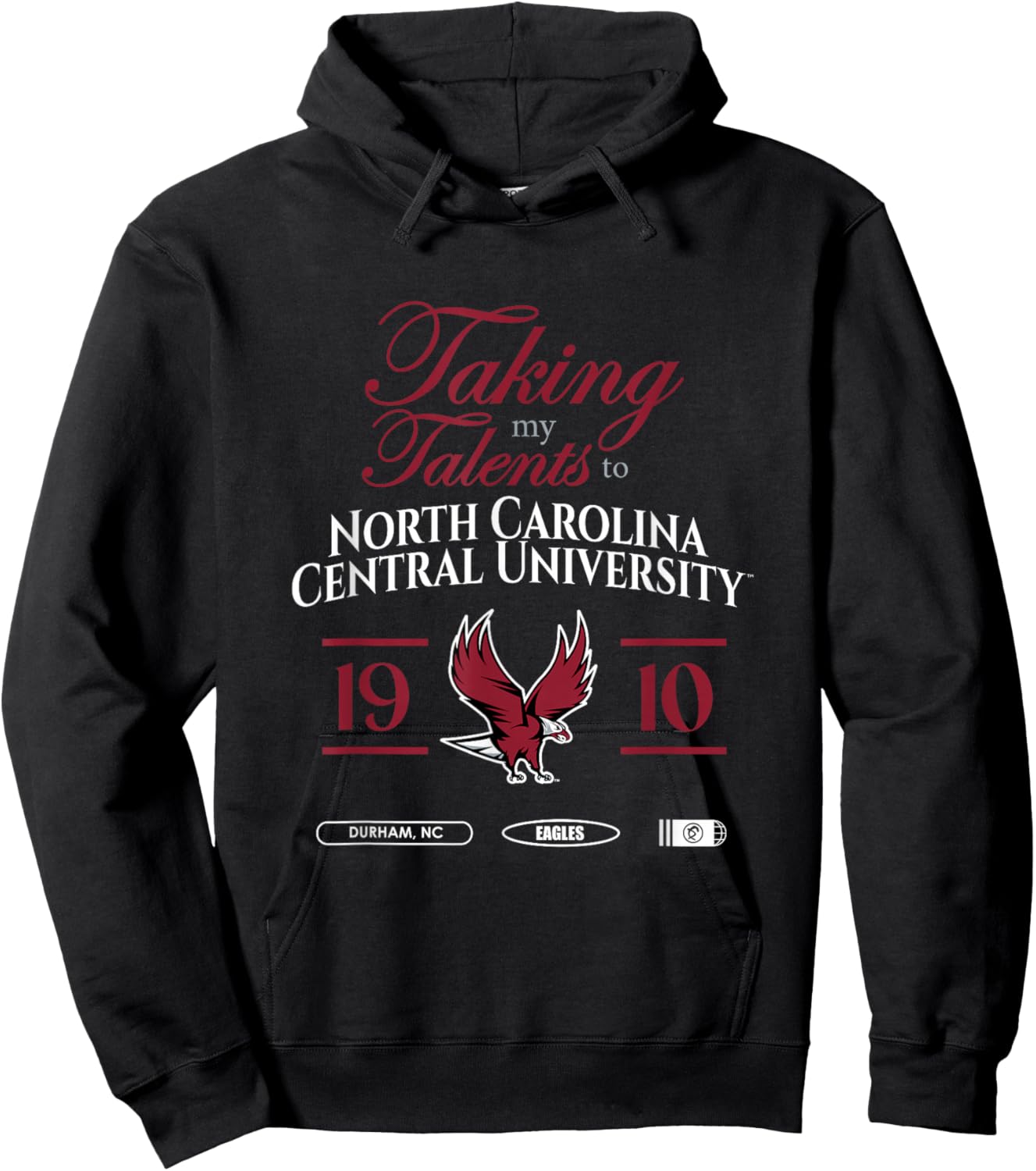 Taking My Talents to NCCU North Carolina Central Signing Day Hoodie - Hoodie | Black