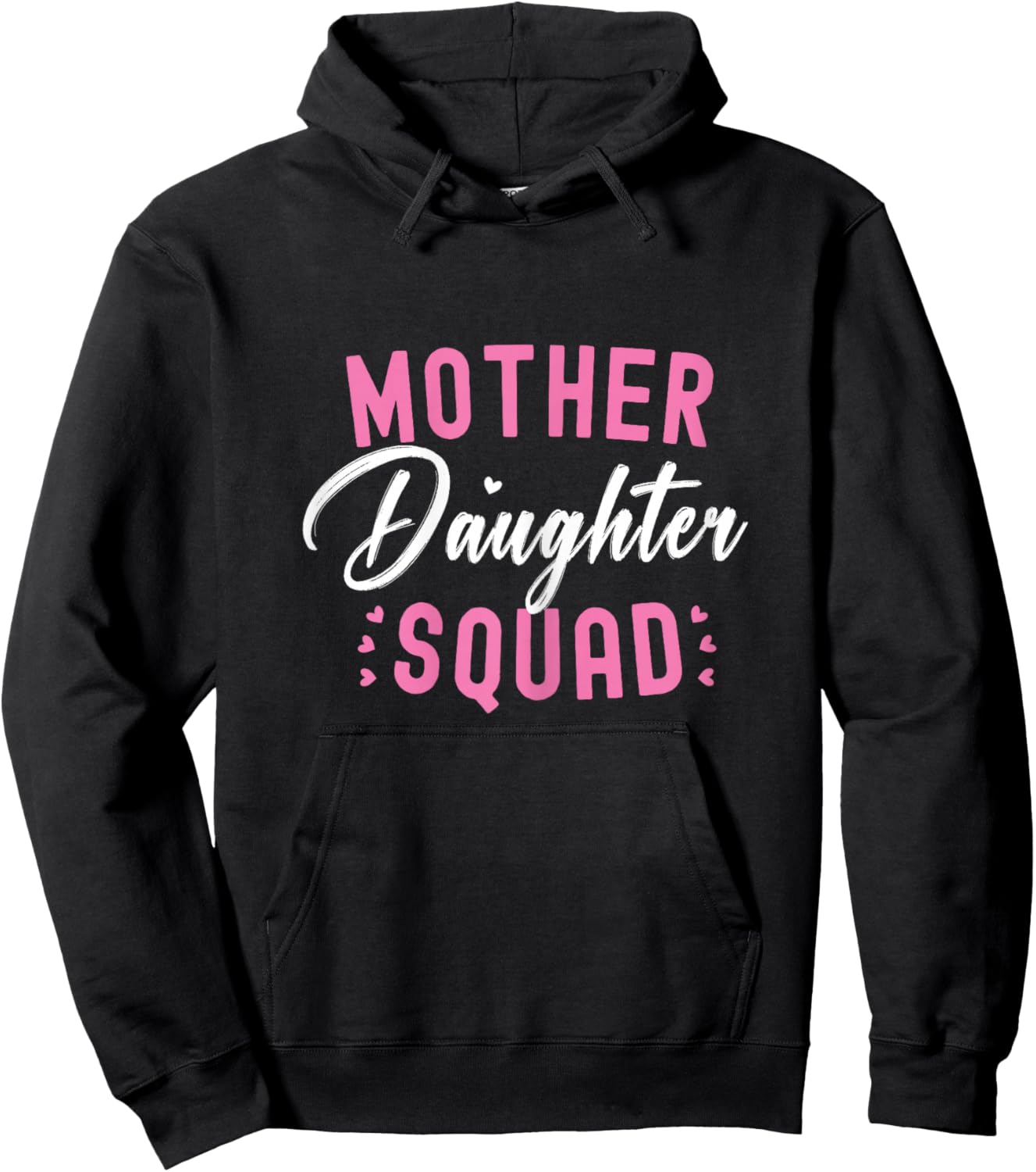Mother Daughter Squad Matching Mom Mother Daughter Mommy Hoodie - Hoodie | Black