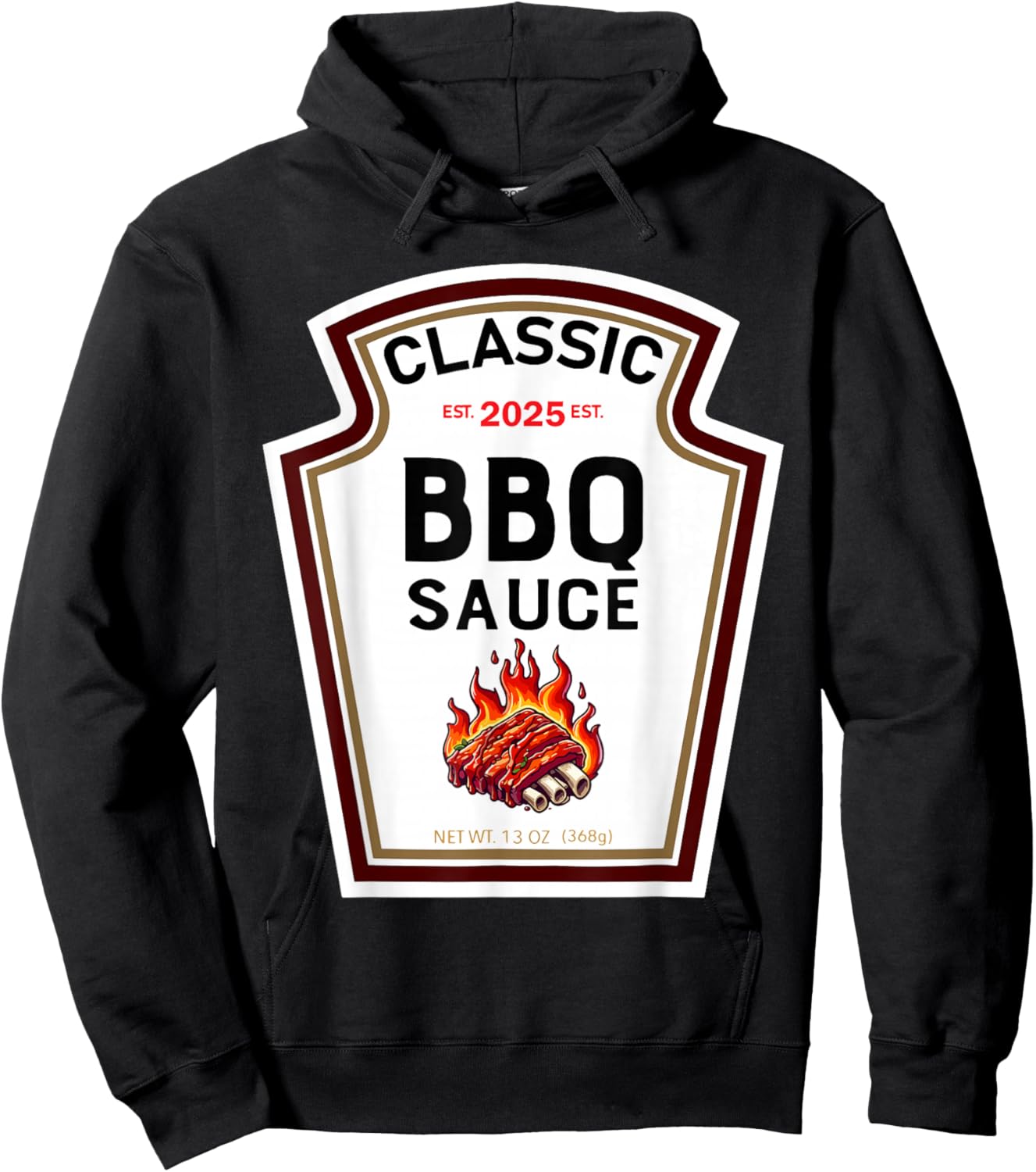 Barbecue Sauce Halloween Costume Family Matching Hoodie - Hoodie | Black