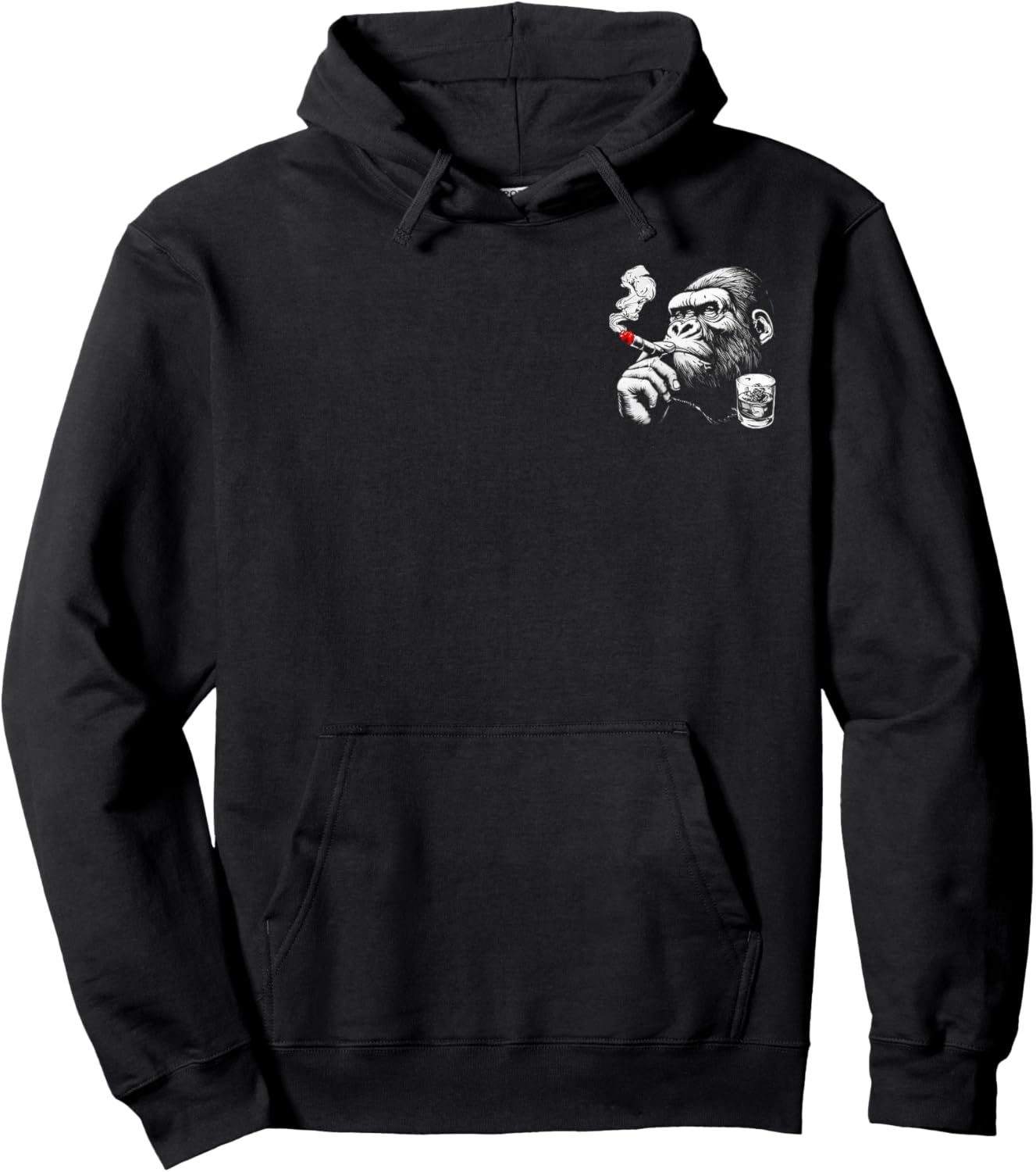 (2 Sided) I'm A Simple Old Man I Am Grumpy and I Like Boobs Hoodie - Hoodie | Black
