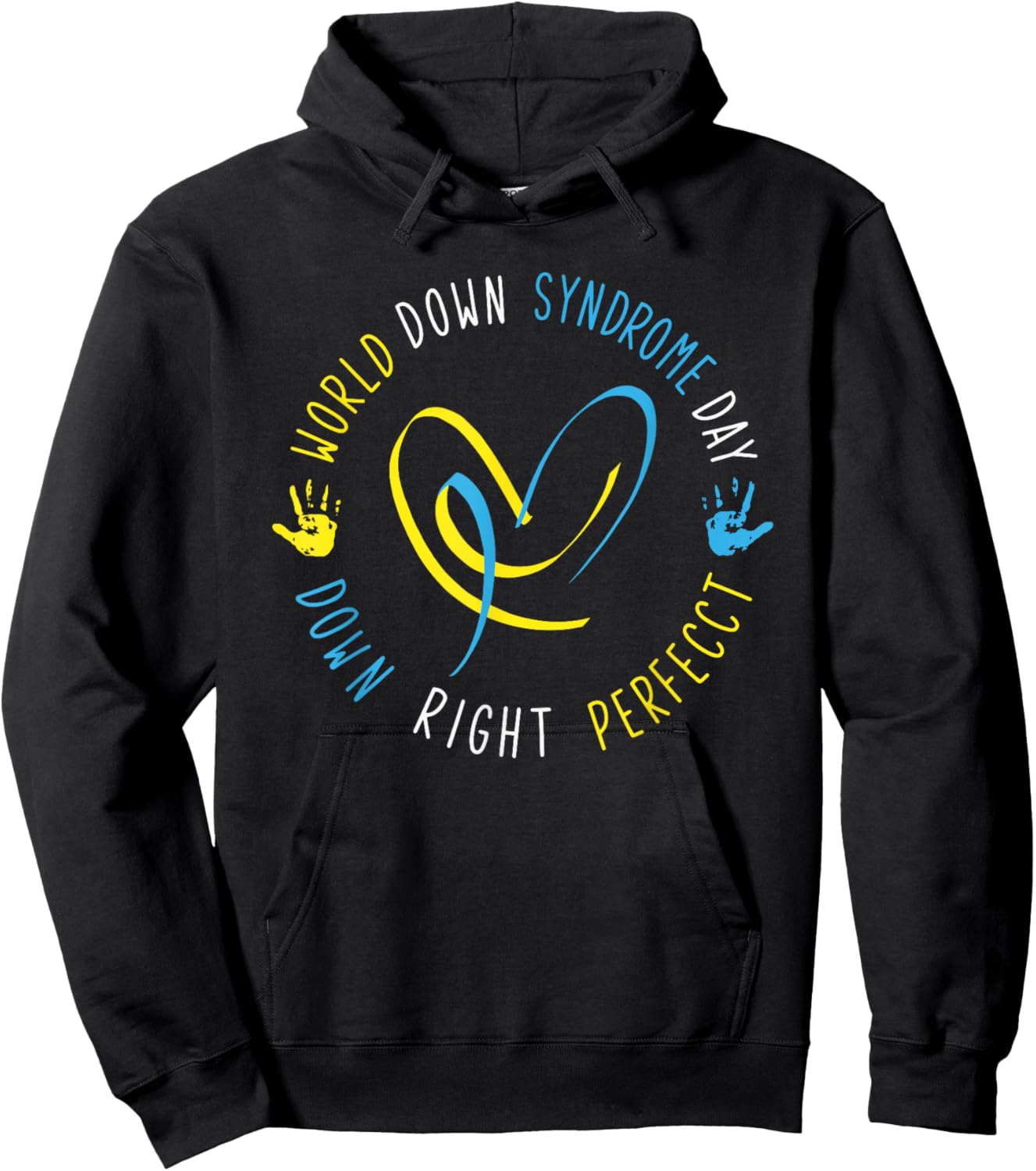 World Down Syndrome Day 321 Awareness Support Men Women Kids Hoodie - Hoodie | Black