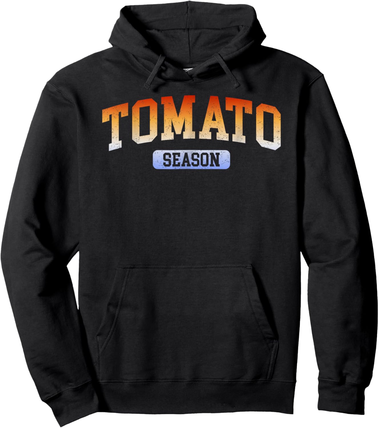Tomato Season Retro Vintage Hoodie - Hoodie | Black