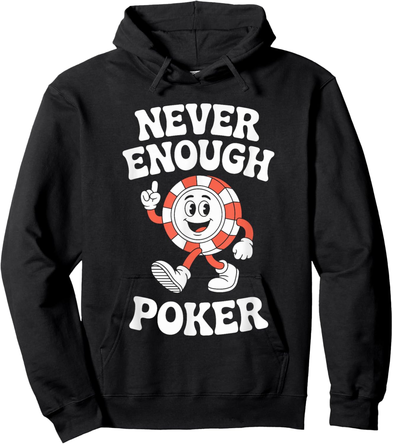 Funny Poker Retro Hoodie - Hoodie | Black