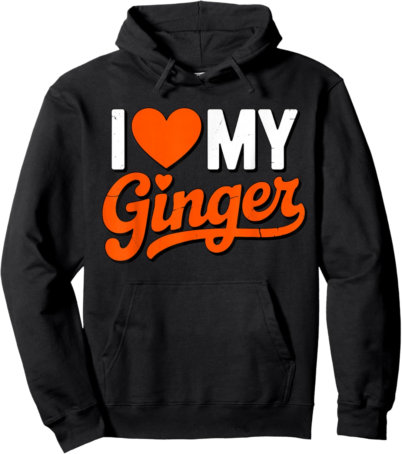 I Heart My Ginger Gingers are My Type Proud Redhead Hoodie - Hoodie | Black