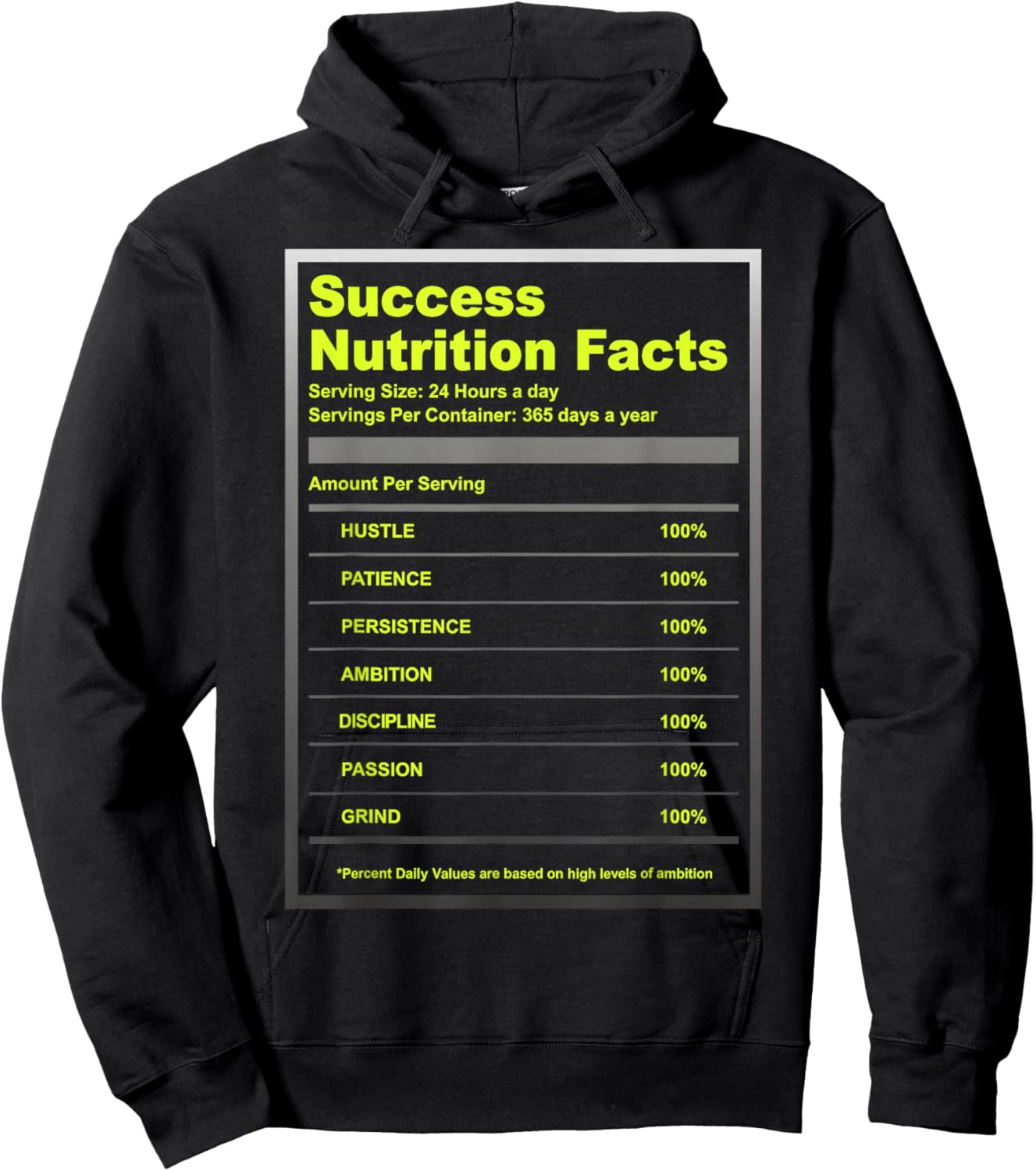 Neon Yellow Black Cool Grey Graphic Match Hoodie - Hoodie | Black
