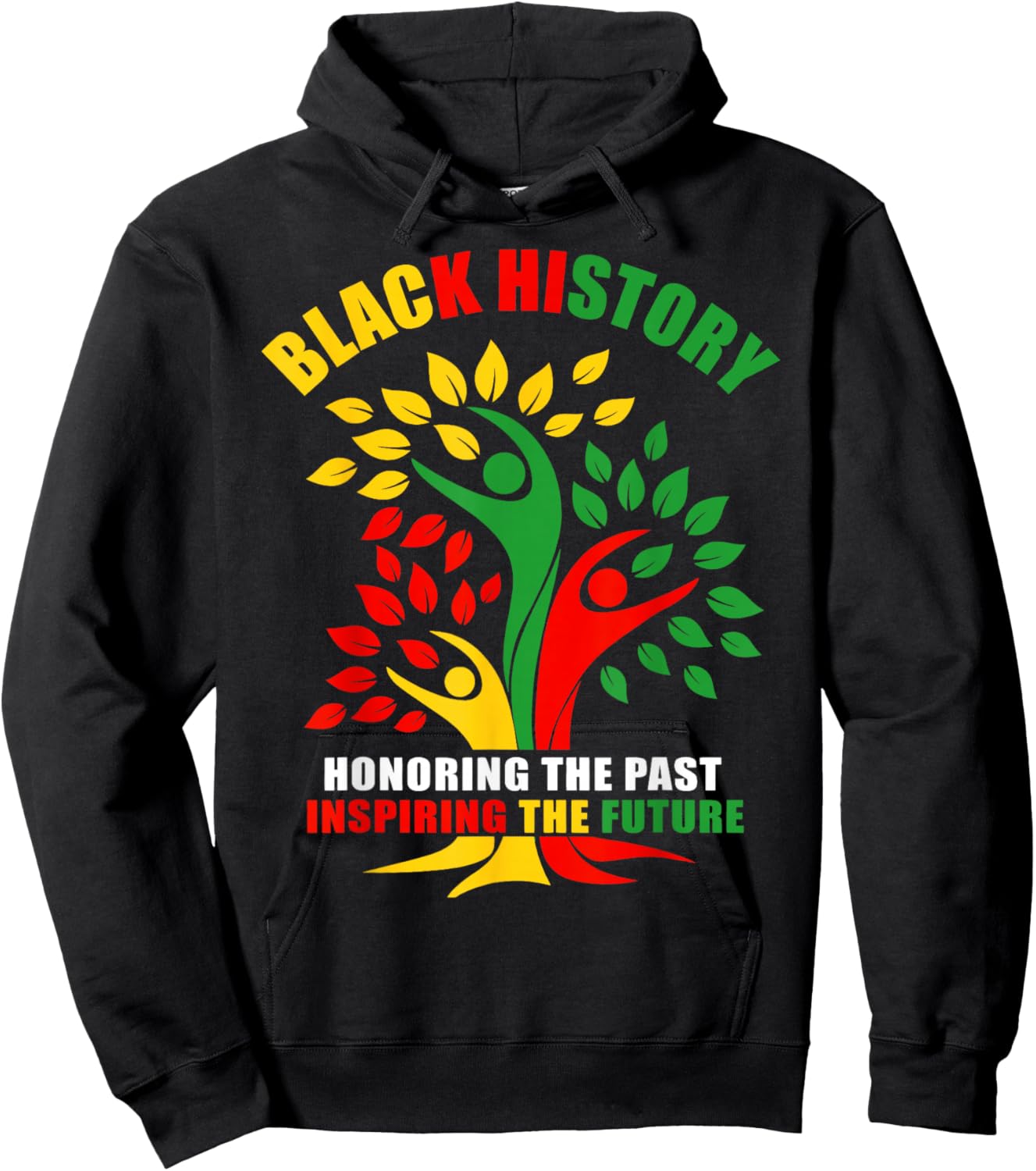 Honoring Past Inspiring Future Men Women Black History Month Hoodie - Hoodie | Black
