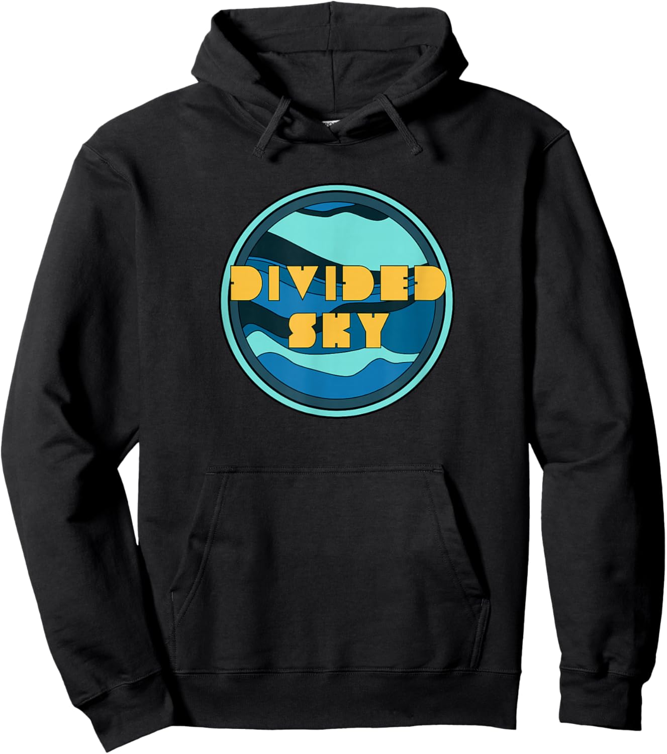Divided Sky l Music-Inspired Artwork Hoodie - Hoodie | Black