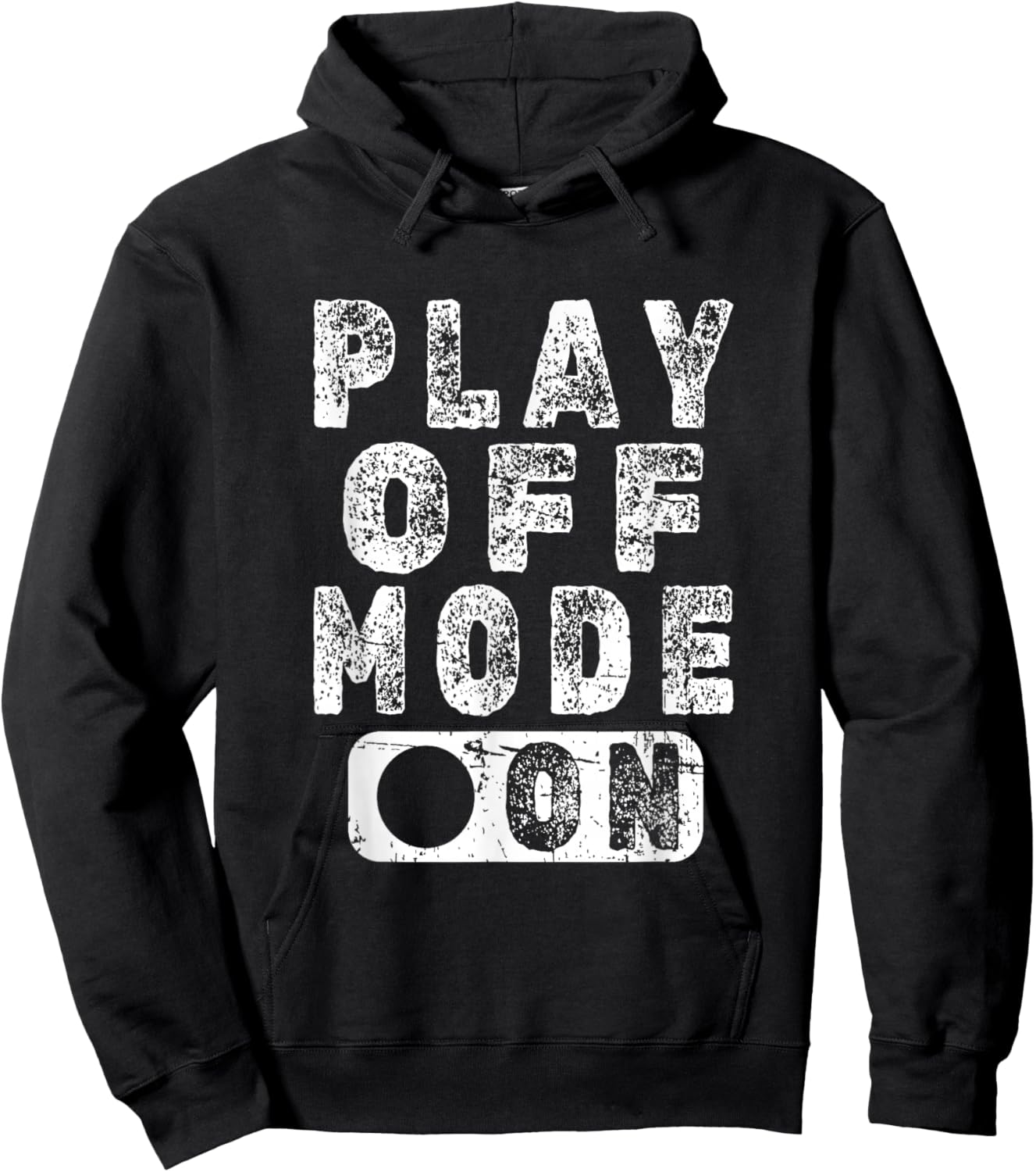 Playoff Mode On Sports Fan Hoodie - Hoodie | Black