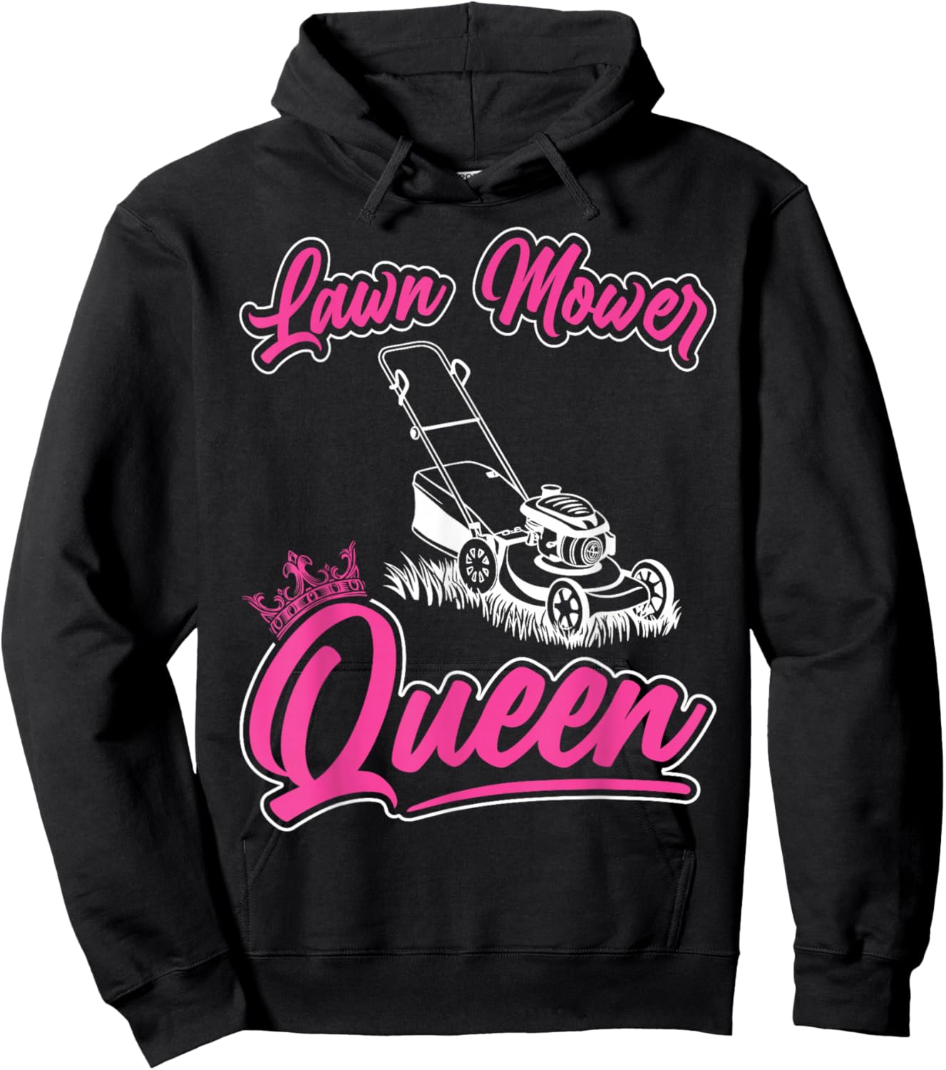 Lawn Mower Queen Hoodie - Hoodie | Black