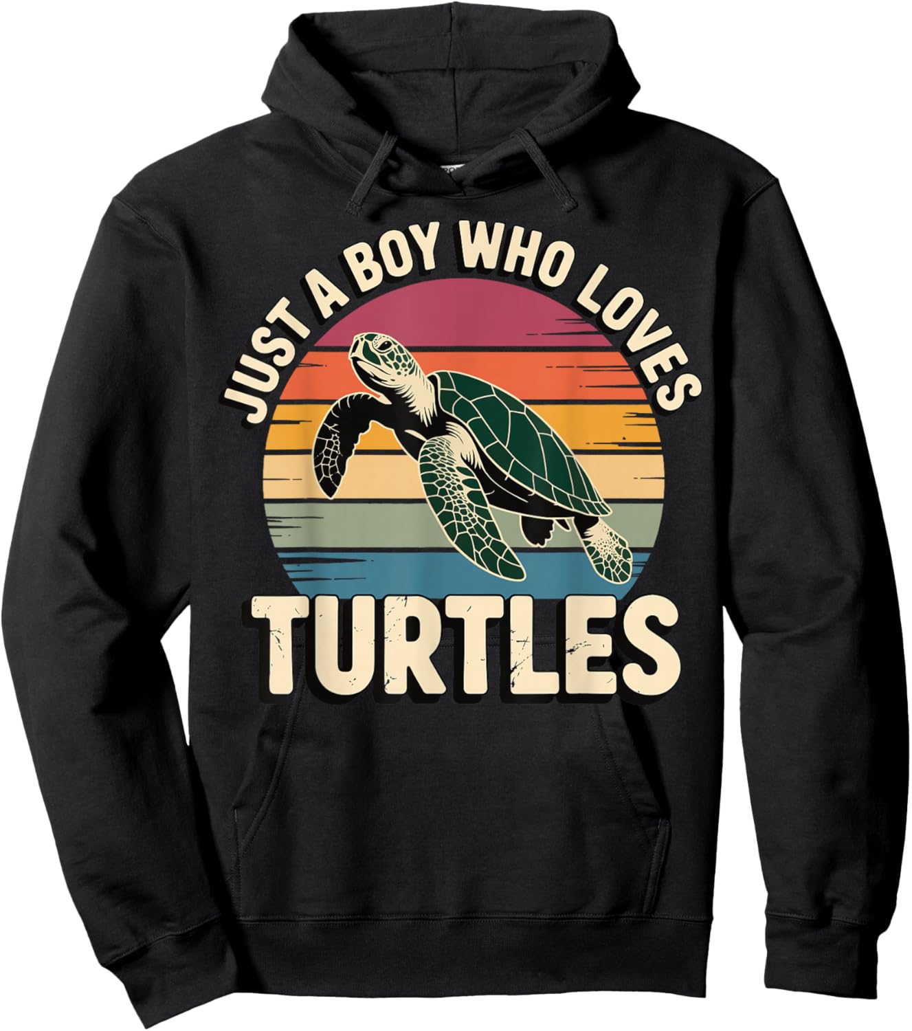 Just A Boy Who Loves Turtles Hoodie - Hoodie | Black