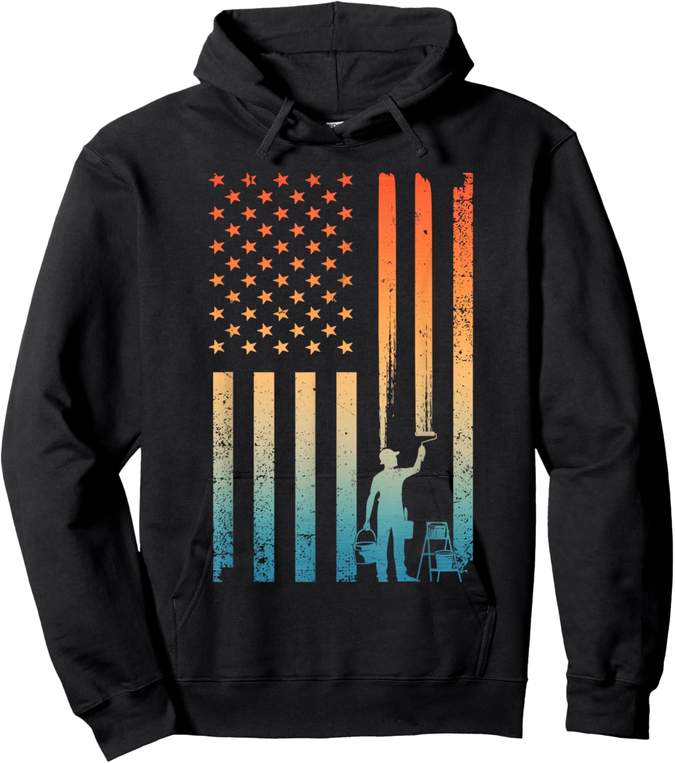 Cool Painter Art Women Painting Job House Painter Hoodie - Hoodie | Black