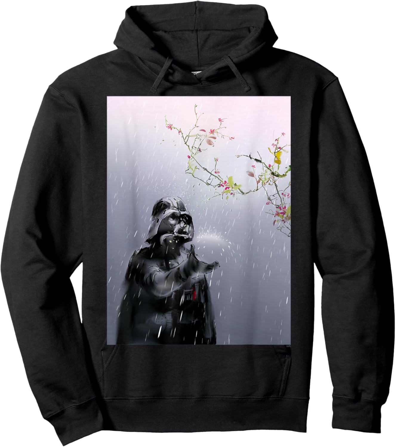 Star Wars Darth Vader Spring Cherry Blossoms Sakura Art Hoodie - Hoodie | Black