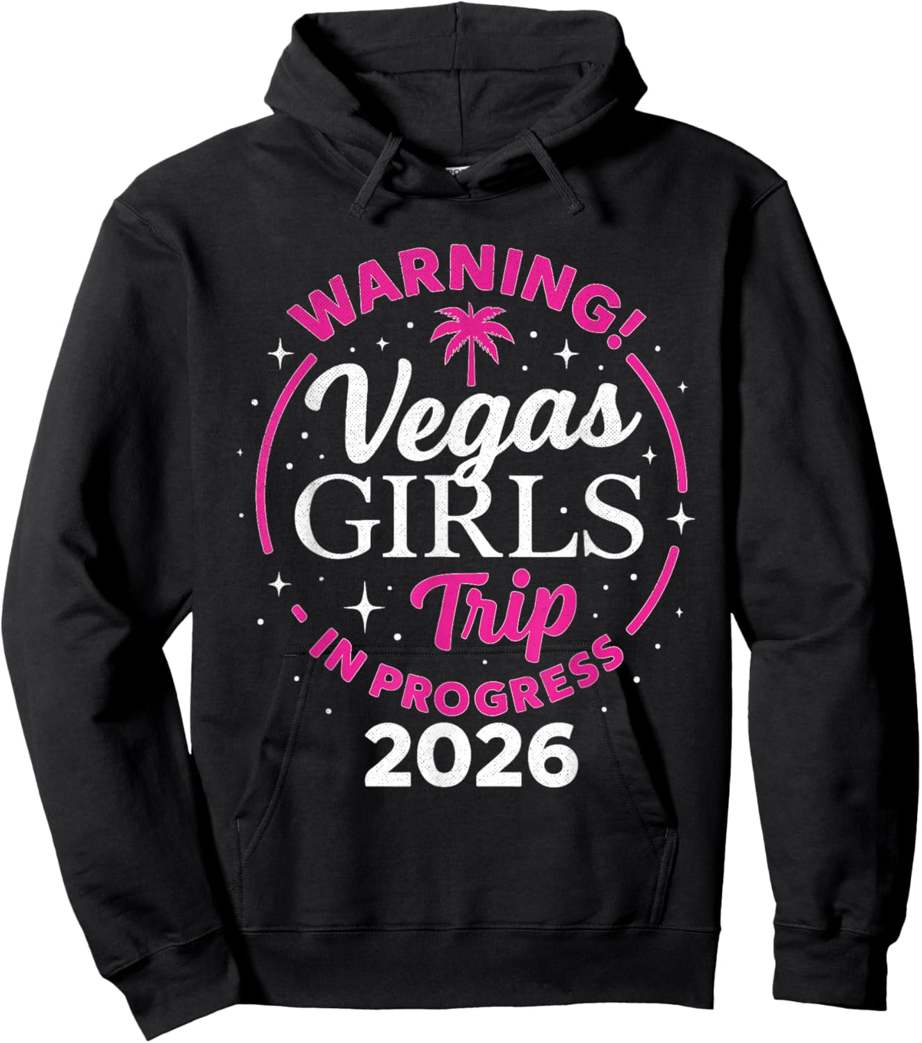 Vegas Girls Trip 2026 in Progress Weekend Vacation Matching Hoodie - Hoodie | Black